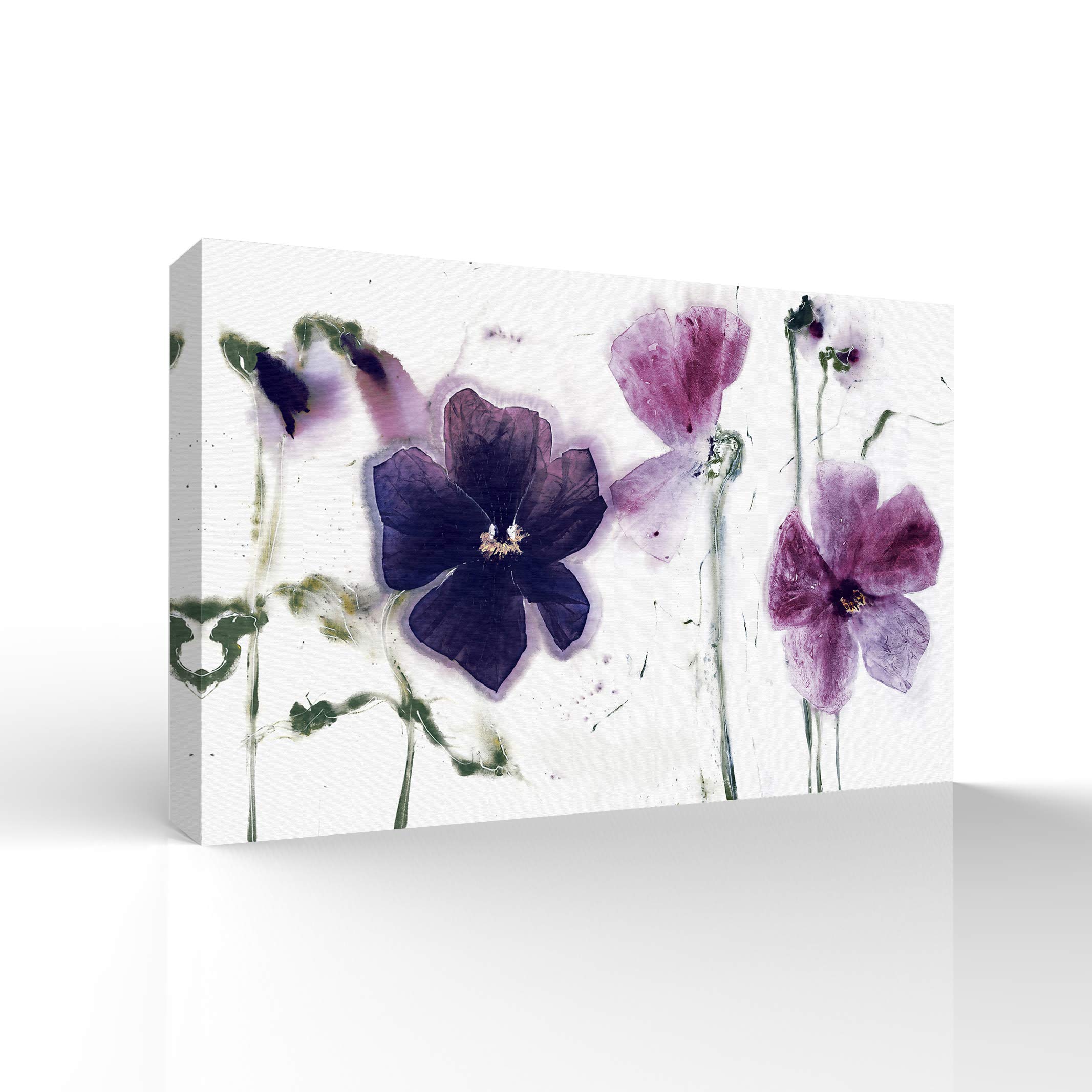 Wall26 Canvas Wall Art - Beautiful Flower Giclee Painting, 16x24 Inches, Perfect for Bedroom, Living Room, Home Decoration, Office & Dining Room Décor