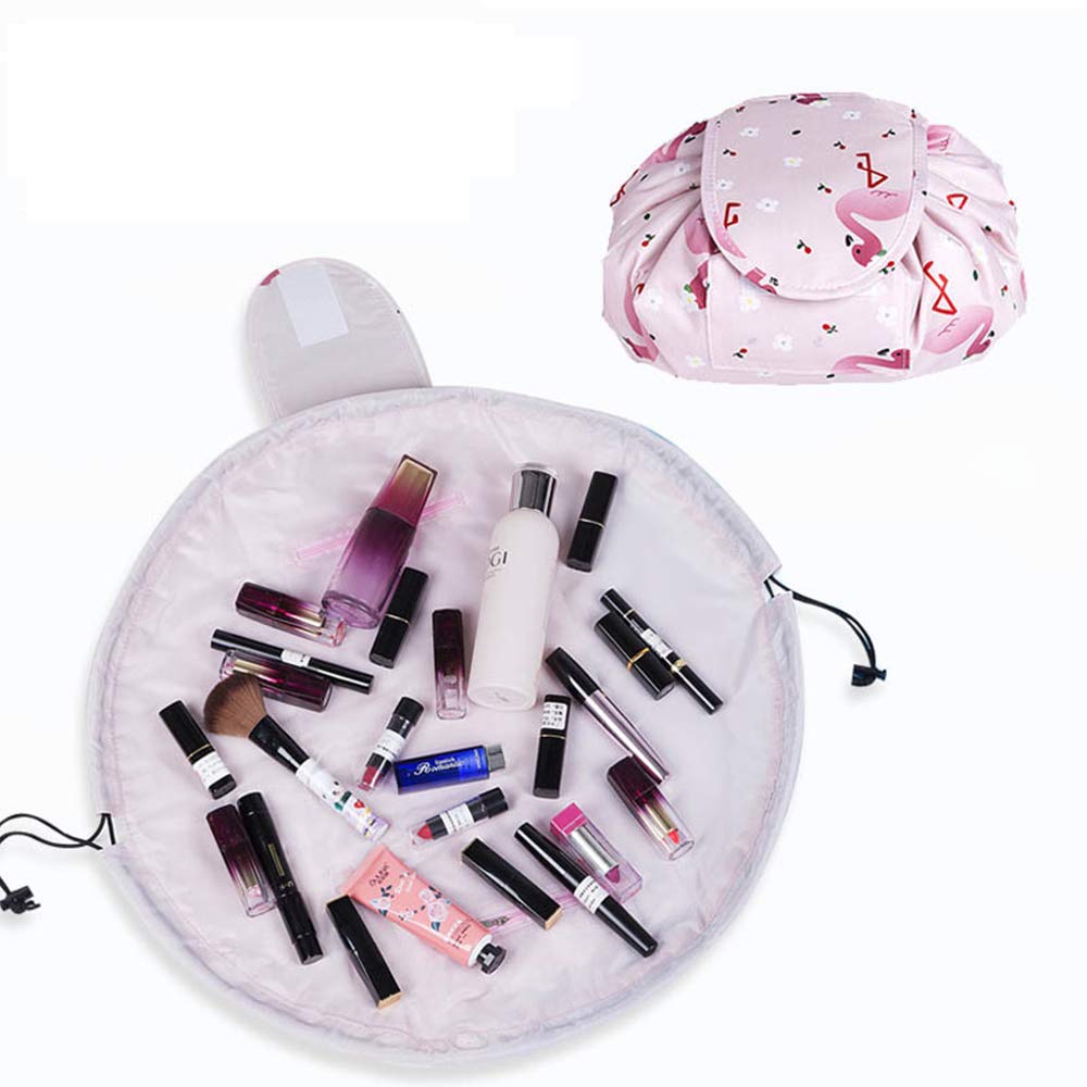 Waterproof Travel Cosmetic Bag - Large Capacity Makeup Organizer for Beauticians, Portable Quick Pack for Travel, Gym & Daily Use