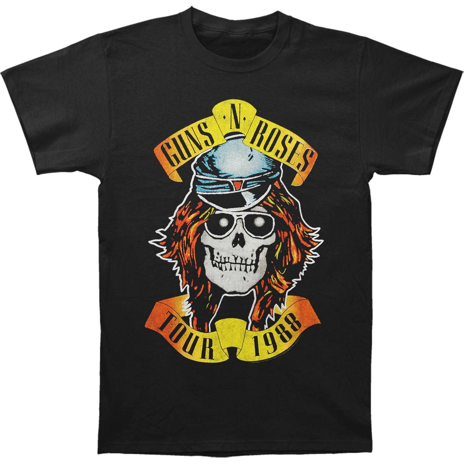 Men's Guns N' Roses Vintage Band T-Shirt - Classic Rock Tee for Concerts, Casual Wear & Music Fans | Soft Cotton Graphic Tee