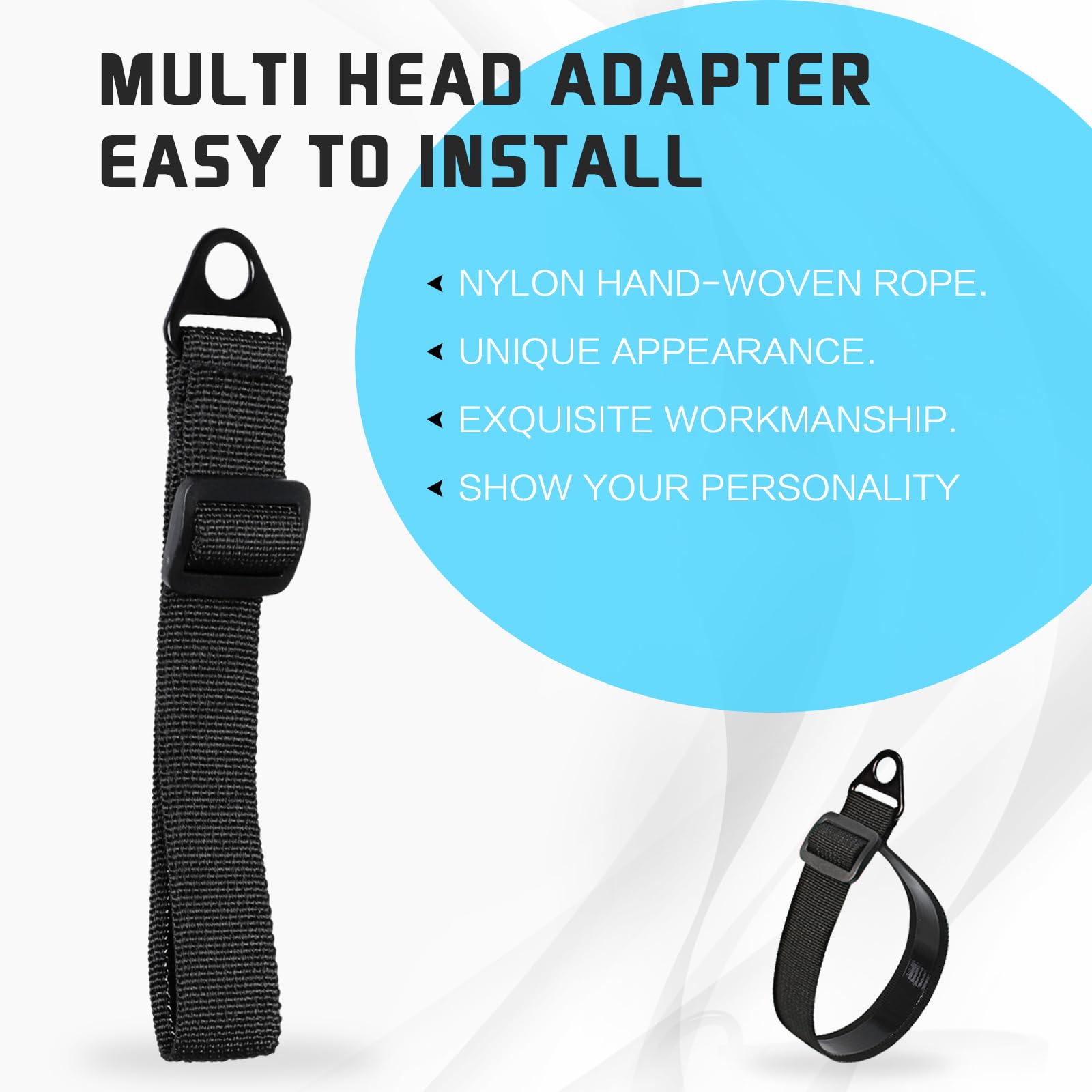 Universal Weed Eater Shoulder Strap - Compatible with EGO String Trimmer & Leaf Blower - Durable & Adjustable Trimmer Harness for Landscaping & Yard Work