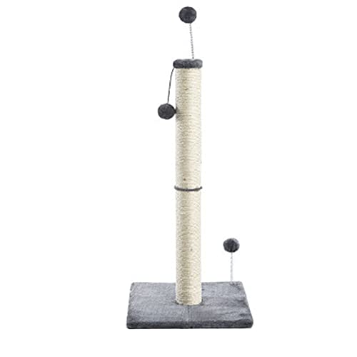 STEC Cat Tree & Climbing Frame - Scratching Post Toy for Small & Medium Cats - Perfect for Indoor Play (Off White)