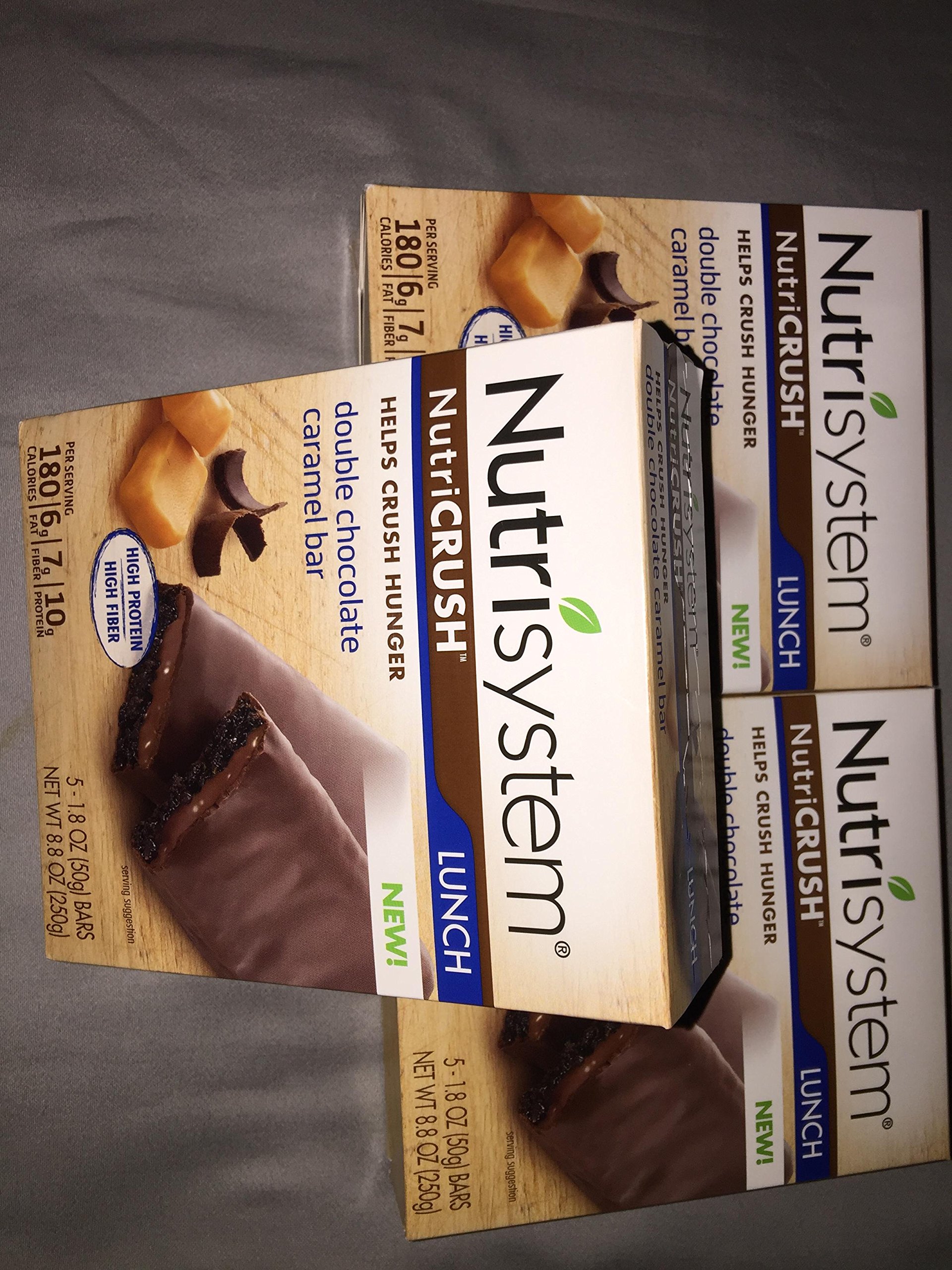 Nutrisystem Double Chocolate Caramel Protein Bars - Pack of 15 | High Protein Snack for Weight Loss & Energy Boost | Perfect for On-the-Go, Workouts & Healthy Lifestyle