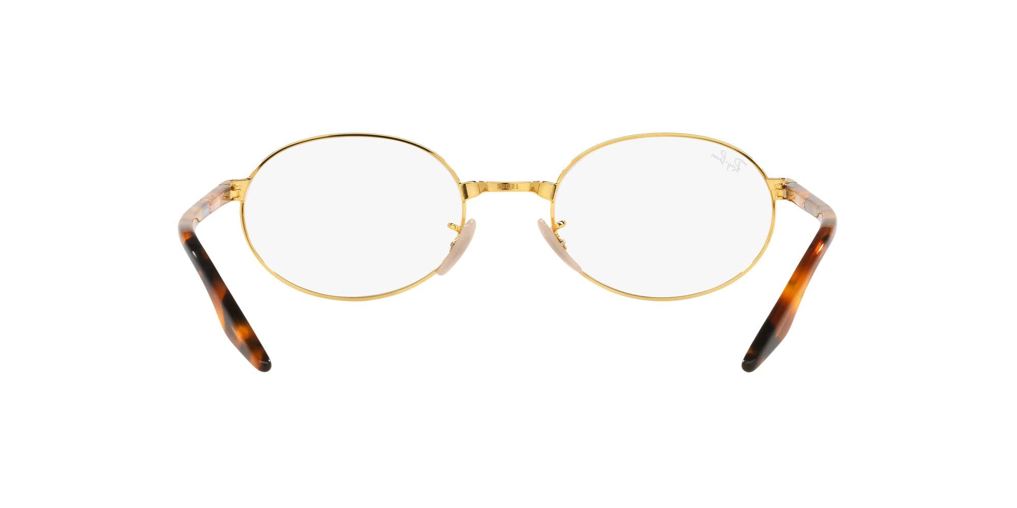 Ray-Ban Rx6481v Oval Prescription Eyeglasses Frames for Men & Women - Lightweight & Durable Eyewear for Daily Wear, Reading & Driving