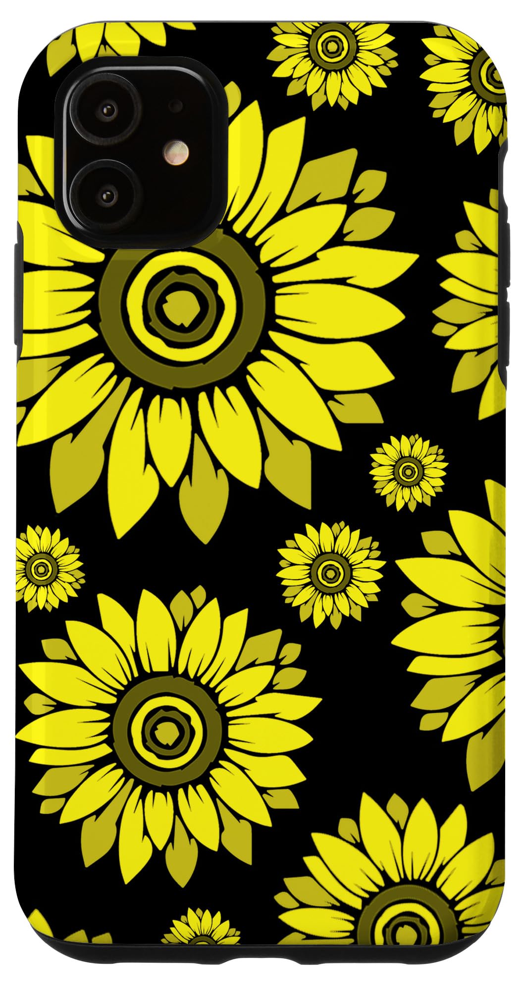 iPhone 11 Case for Women - Sunflower Floral Design Protective Phone Cover | Perfect Gift for Flower Lovers, Daisy Pattern for Spring & Summer Style