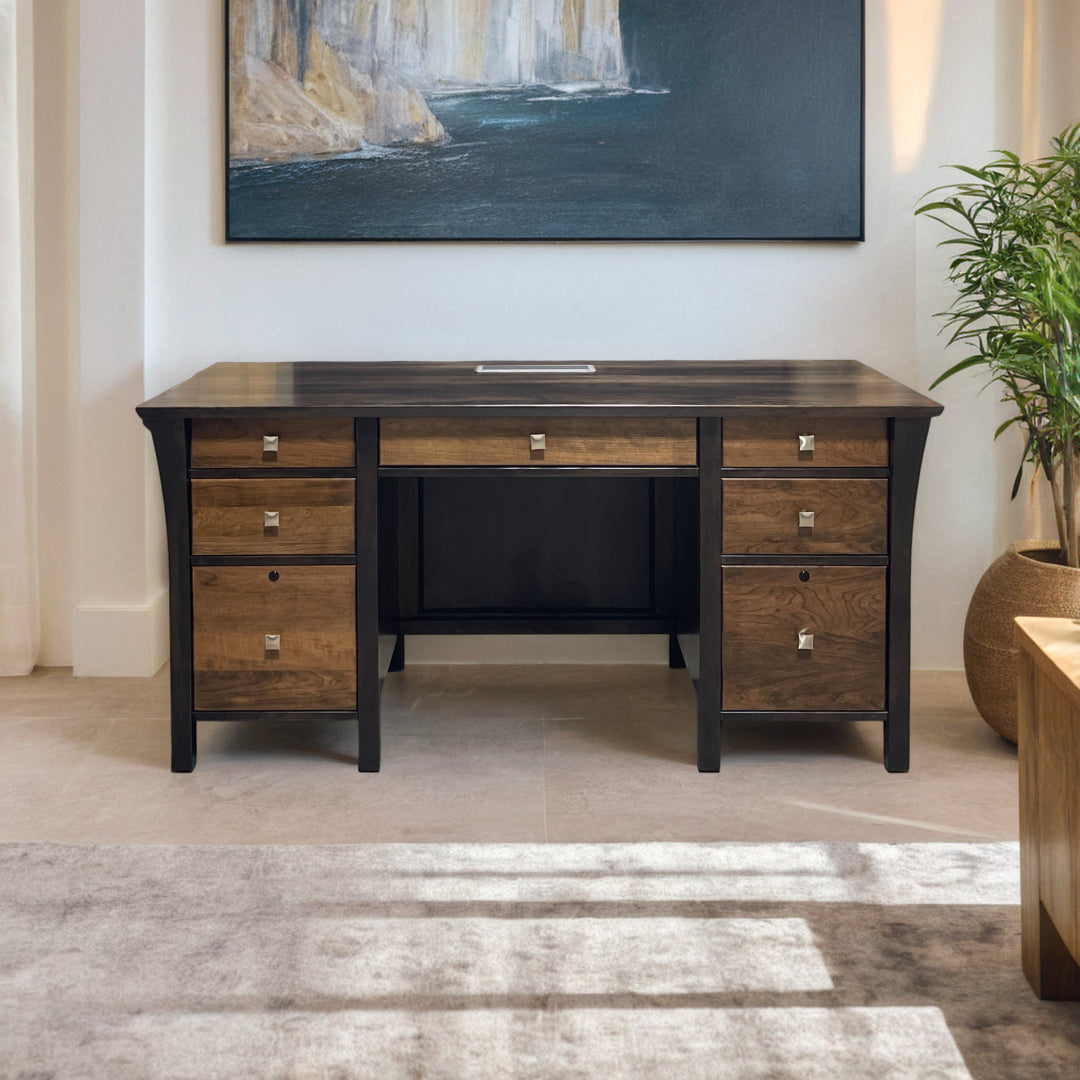 Premium Marco Executive Desk - Modern Office Desk for Professionals & Home Offices - Stylish & Durable Workspace Solution for Executives, Managers & Remote Workers