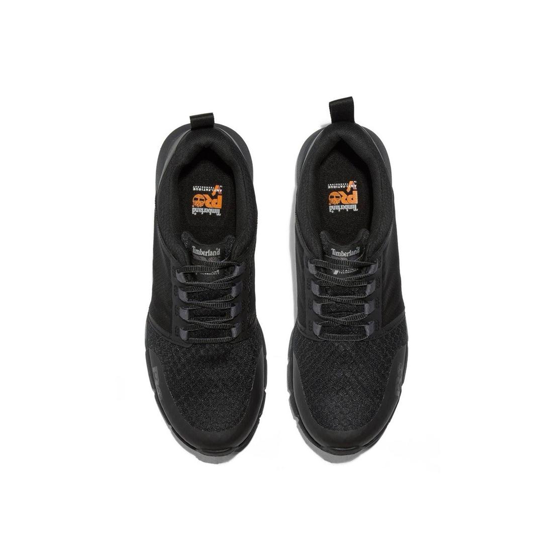 Radius Composite Toe Work Shoes for Men - Black Safety Boots with Non-Slip Sole | Perfect for Construction, Warehouse & Industrial Work
