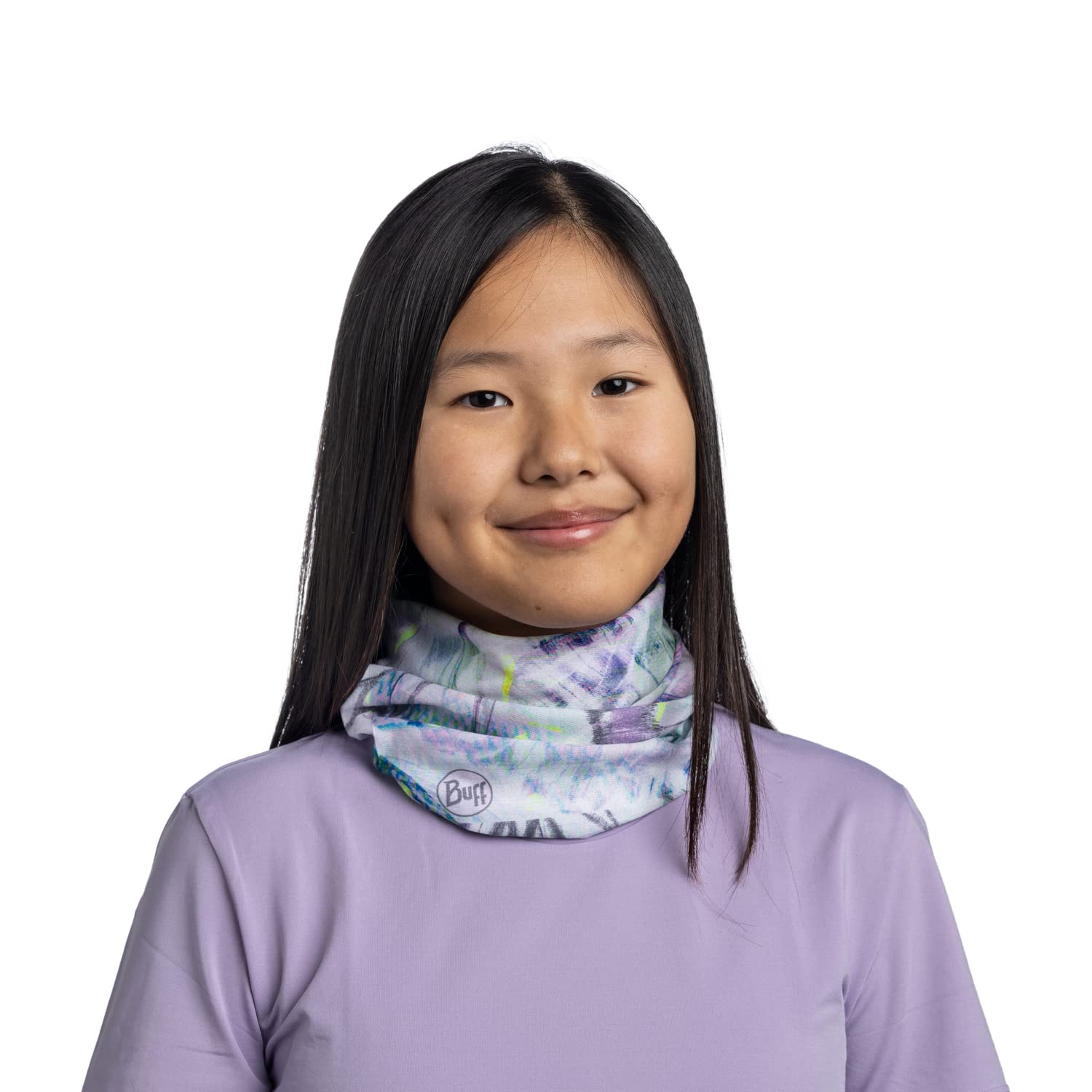 CoolNet UV Buff Unisex Multifunctional Neck Gaiter - Sun Protection, Moisture-Wicking & Breathable for Hiking, Running, Cycling & Outdoor Activities