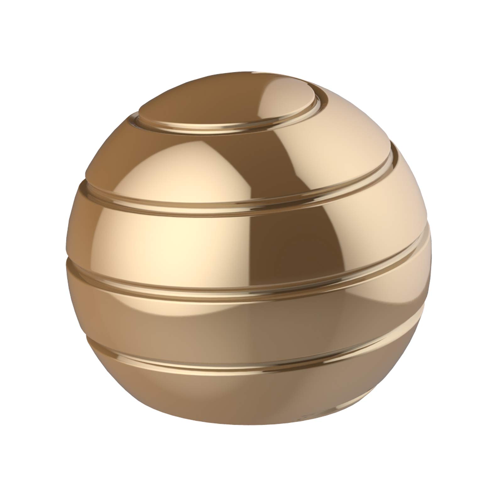 Apqdw Spinning Kinetic Desk Toy - 2.17'' Optical Illusion Fidget Toy for Office & Stress Relief, Executive Desk Decor for Adults, Perfect Christmas Gift & Stocking Stuffer (55MM, Gold) - Ideal for Work, Study & Anxiety Relief