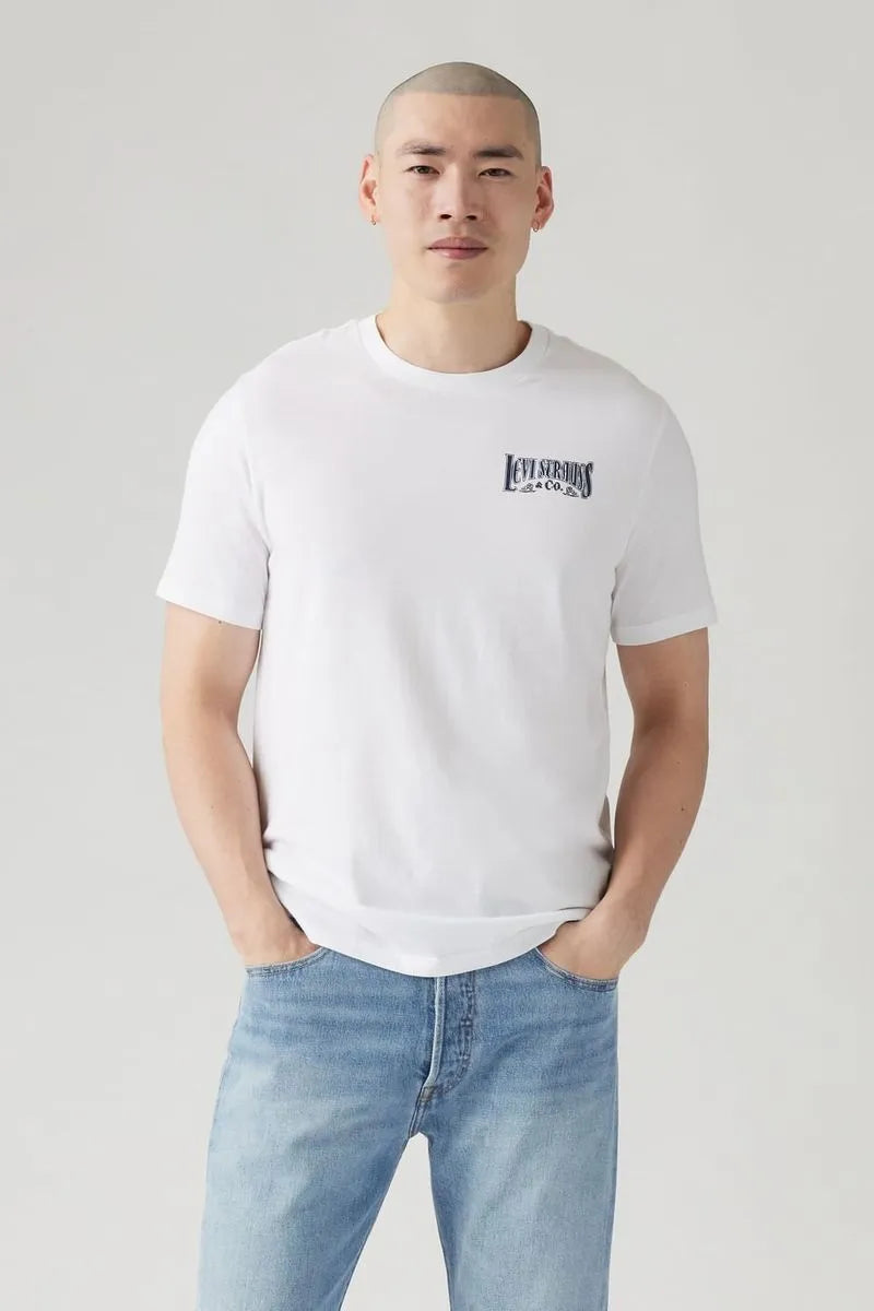 Levi's Men's Graphic Crewneck T-Shirt with Eagle Music Print - Casual Cotton Tee for Streetwear & Everyday Outfits