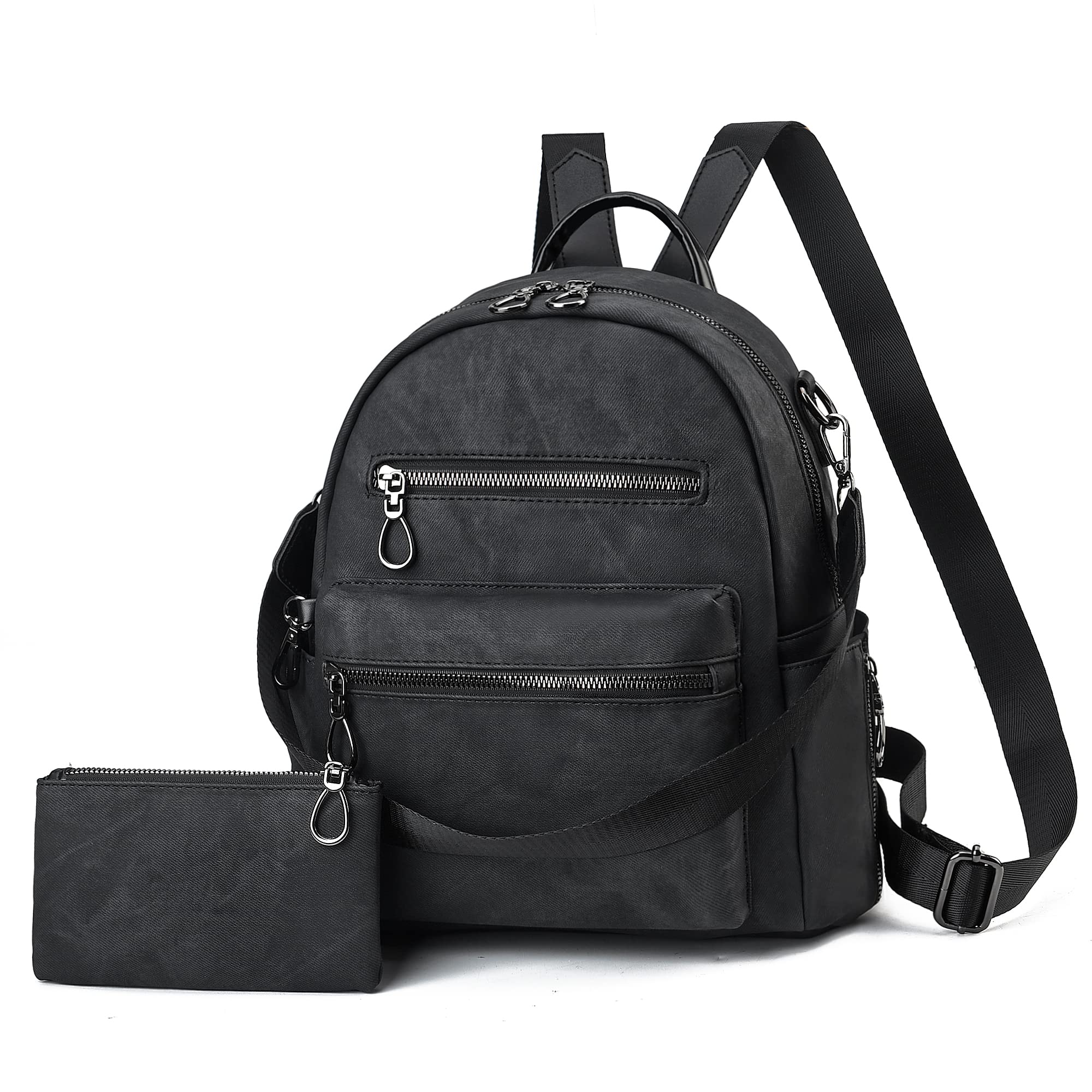Women's PU Leather Anti-Theft Backpack Purse - Casual Shoulder Bag for Girls, Perfect for Travel & School