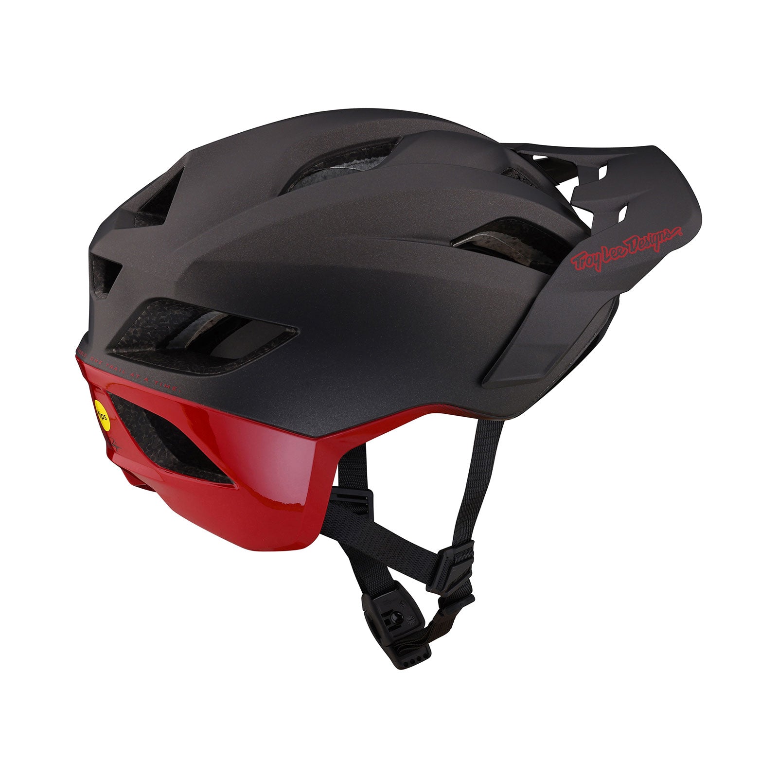 Flowline SE Helmet Radian Charcoal/Red - Lightweight Motorcycle Helmet with Advanced Ventilation - Perfect for Street Riding & Racing