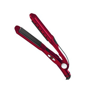 Conair CS26VCS Professional Ceramic Flat Iron Hair Straightener - Dual Voltage 110V/220V for Salon-Quality Styling at Home or Travel