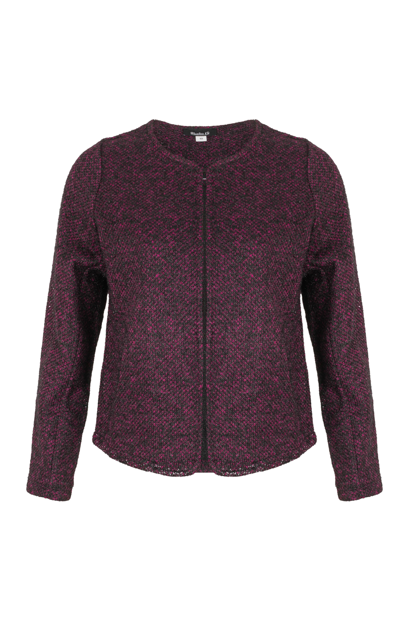 Parisienne Look Jacket for Women - CERISE BLACK Fashion Coat | 8187ZR | Elegant Outerwear for Dating, Office & Evening Events