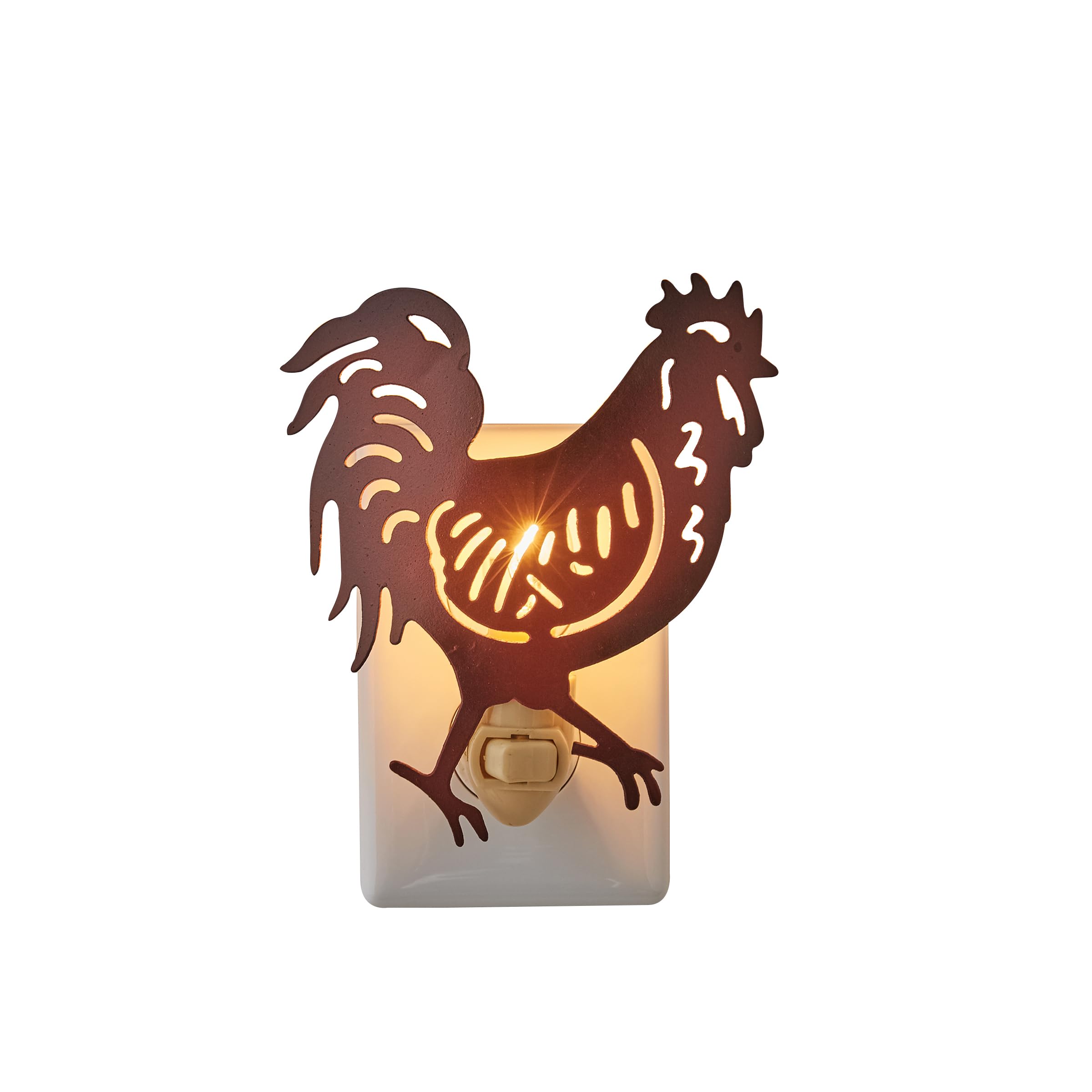 Park Designs Rooster Night Light - Cute & Decorative LED Night Light for Kids Bedroom, Nursery, or Home Decor - Perfect for Bedtime, Nighttime Safety & Cozy Ambiance