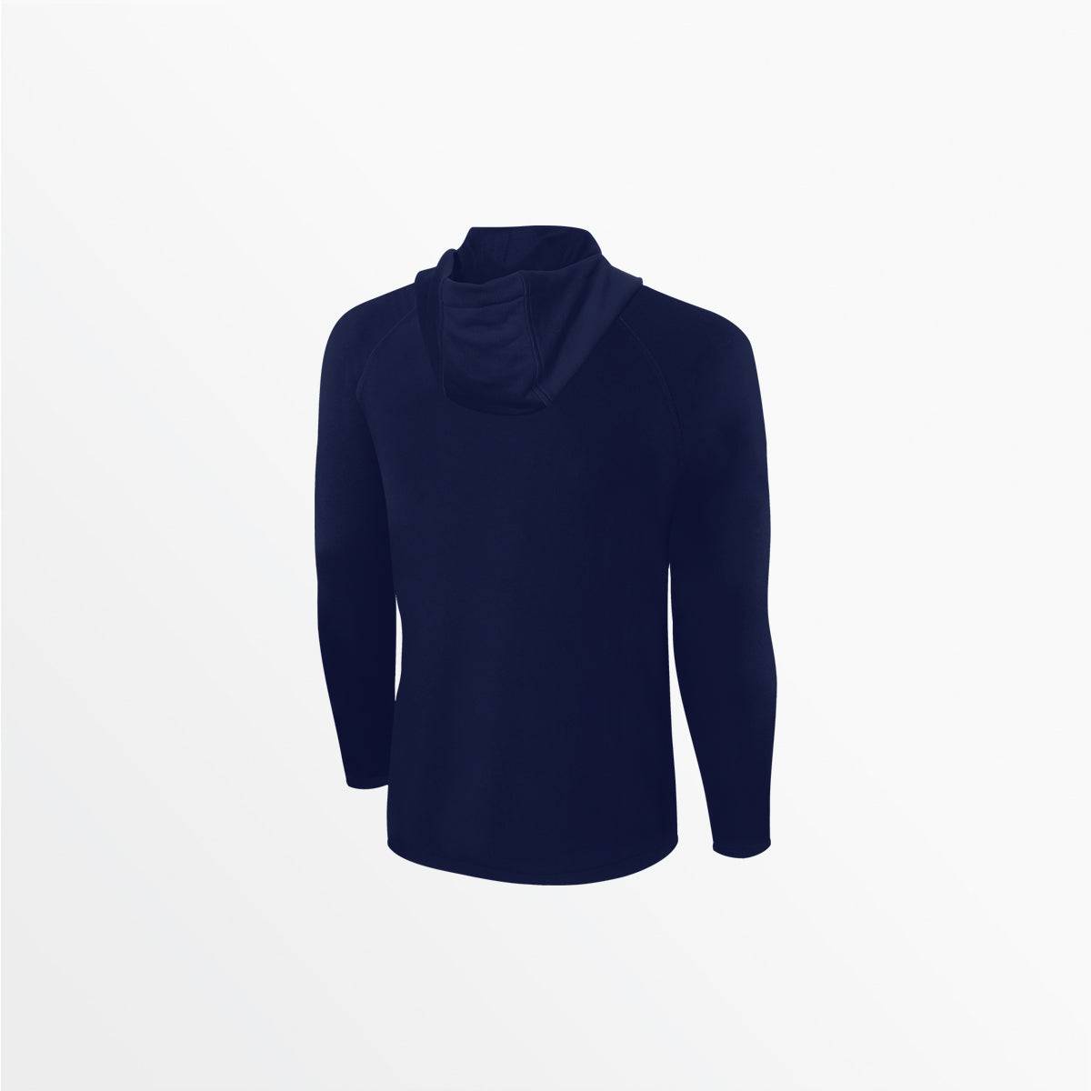 Youth Club Long Sleeve Poly Hooded Tee - Comfortable Pullover Hoodie for Teens & Kids - Perfect for School, Sports & Casual Wear