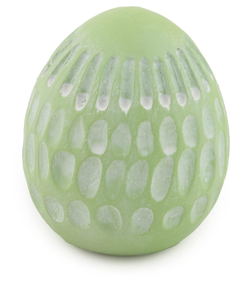 Easter Egg Tabletop Decorations - Set of 6 Pastel Carved Eggs for Spring Home Decor, Easter Party Centerpiece, and Holiday Table Setting | Boston International