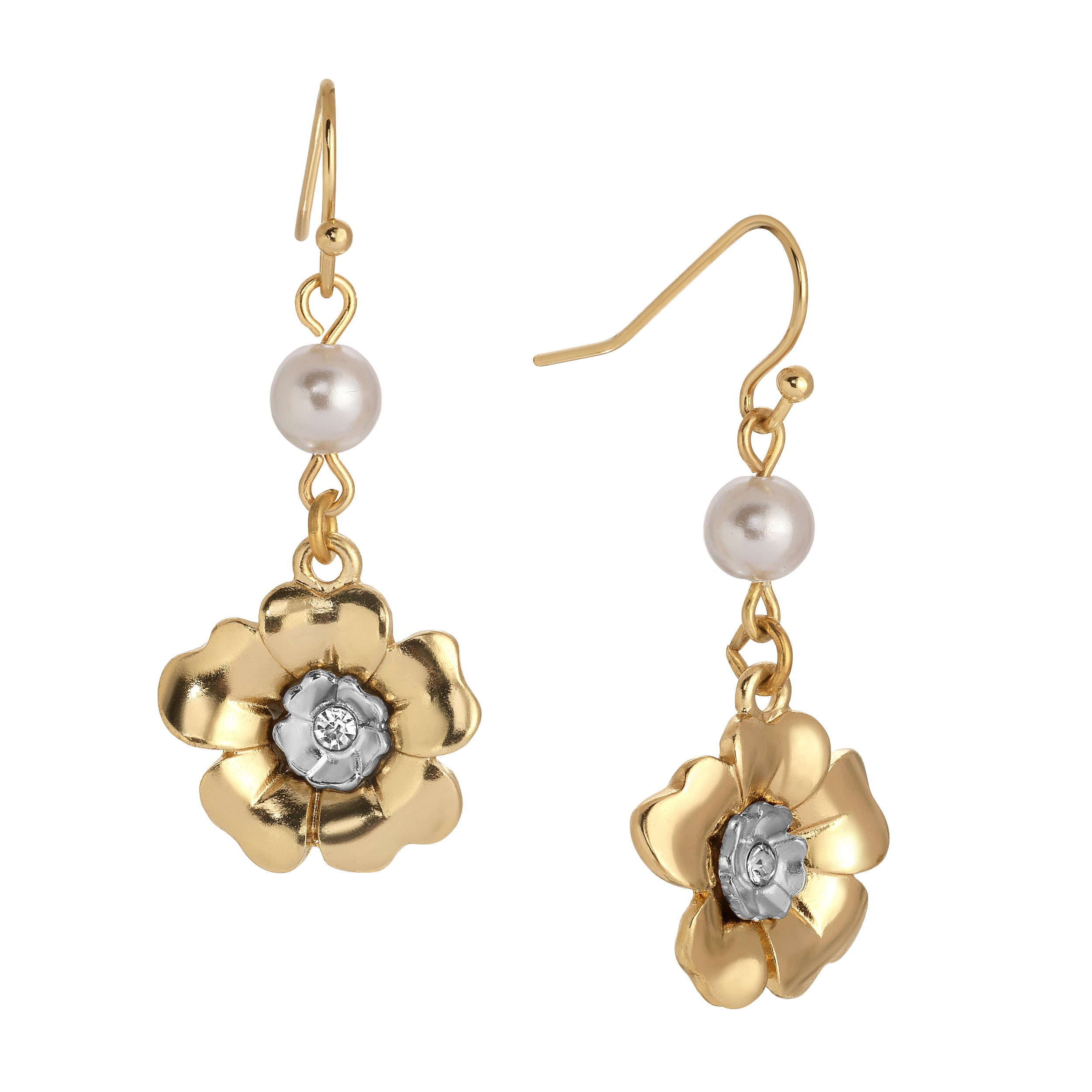 Gold Tone And White
