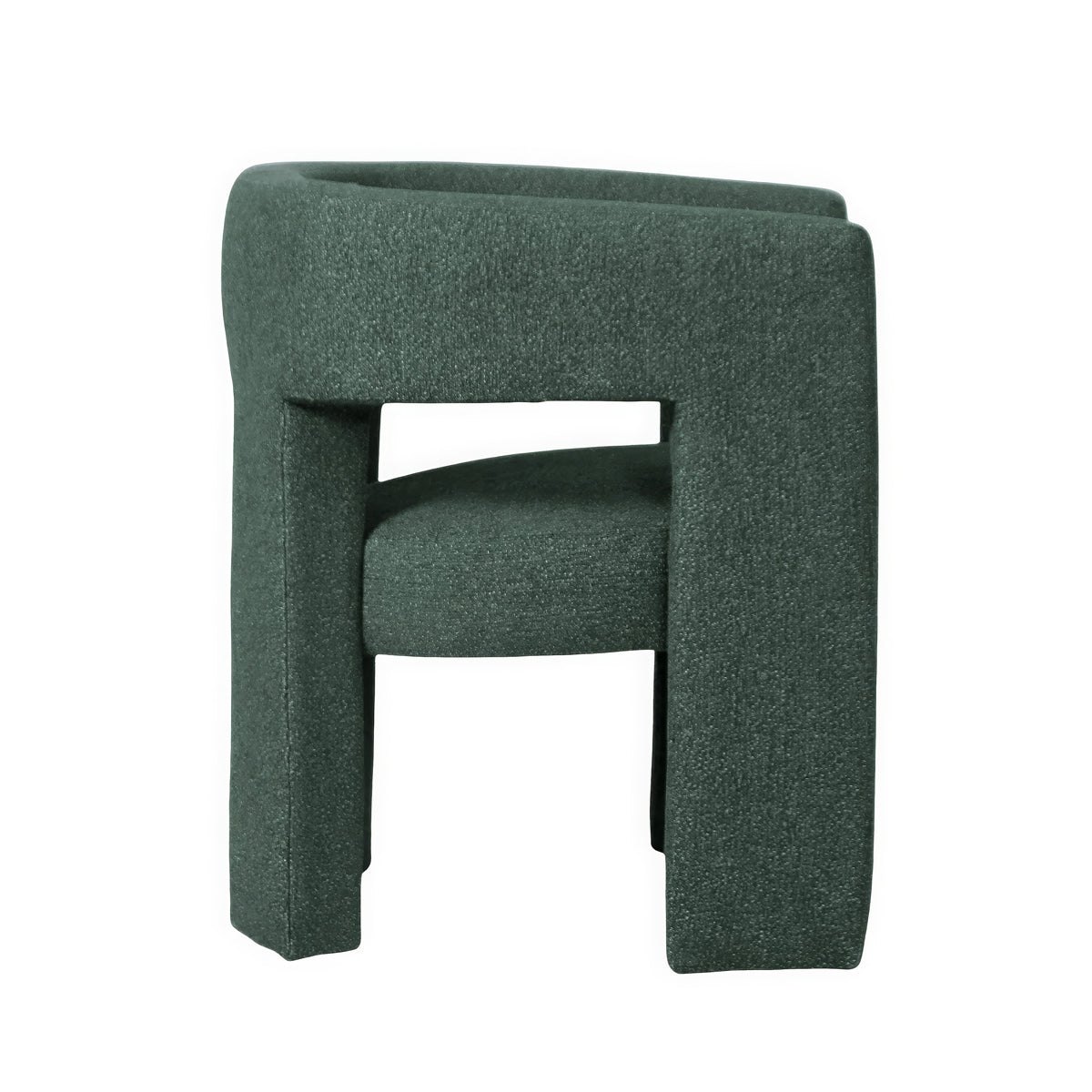 Urban Road Bella Armchair - Modern Accent Chair for Living Room, Bedroom & Office - Stylish Upholstered Armchair with Wooden Legs - Perfect for Reading, Relaxing & Home Decor
