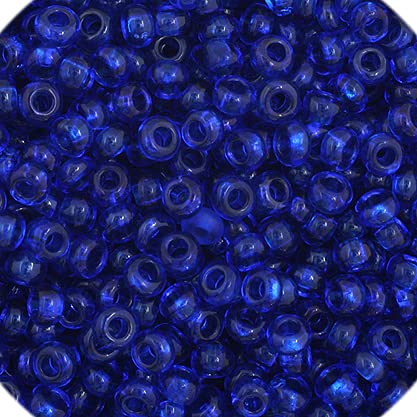 Premium Czech Glass Seed Beads 11/0 - Transparent Navy Blue (69g/3x23g Vials) for DIY Jewelry Making | Preciosa (Jablonex) Beads | Perfect for Bracelets, Necklaces & Craft Projects