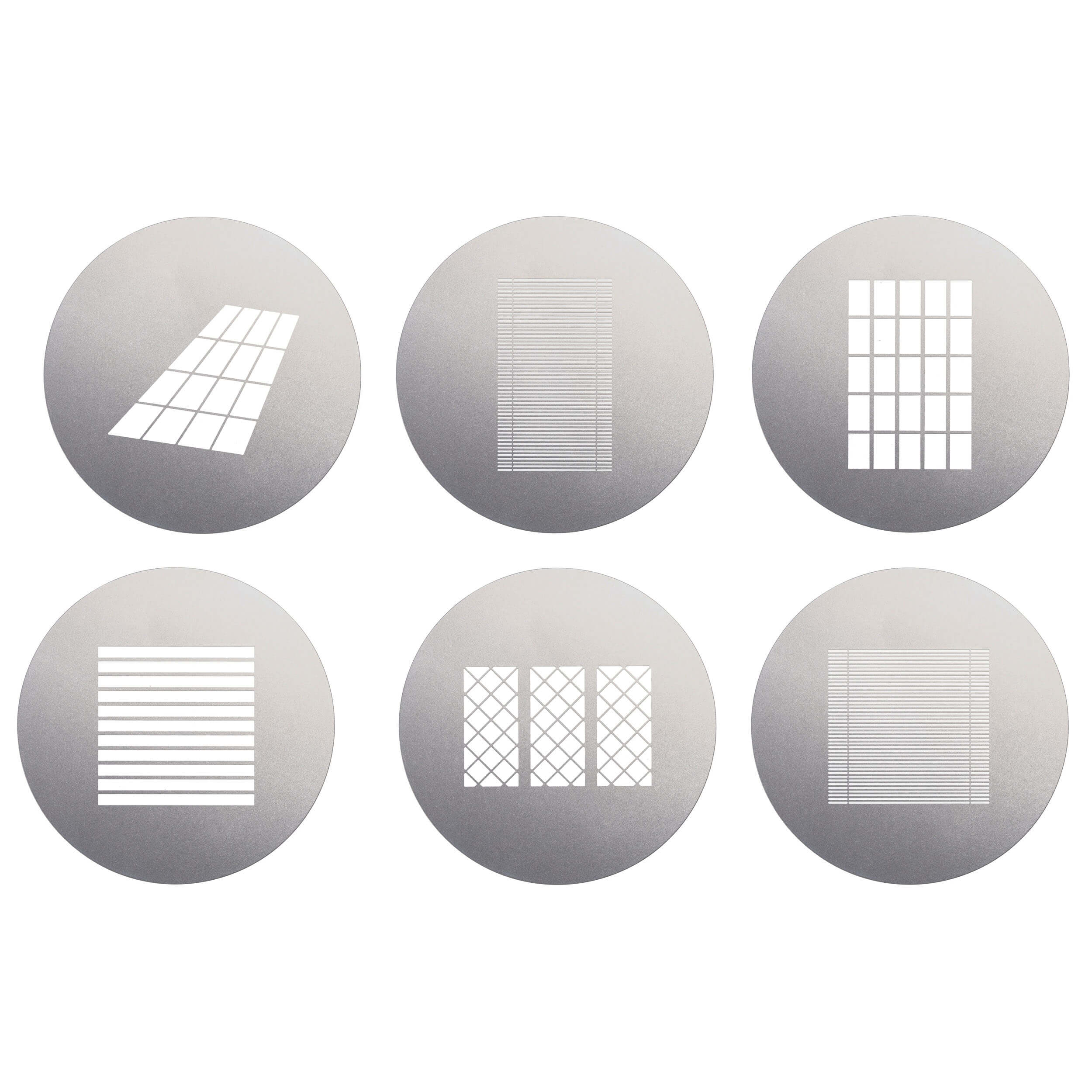 6-Piece Window Design Gobo Set SA09-004 & SA09-001 for Godox SA-P/MLP/BFP/BLP Projection Attachments - Perfect for Stage Lighting, Photography, and Theatrical Effects