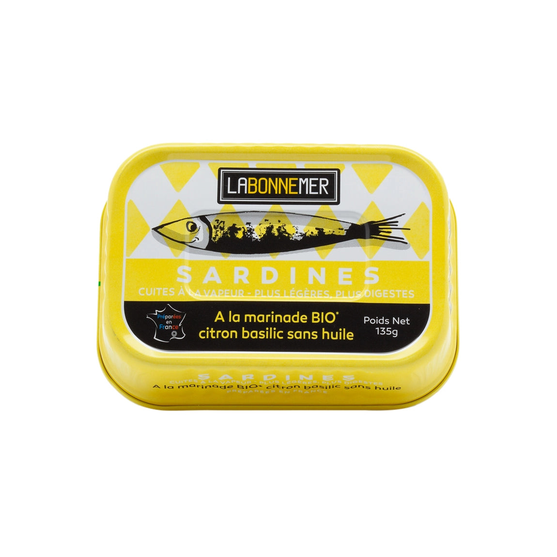 Premium Sardines in Lemon Basil Oil - Wild Caught, No Preservatives - Perfect for Salads, Pasta & Healthy Snacks