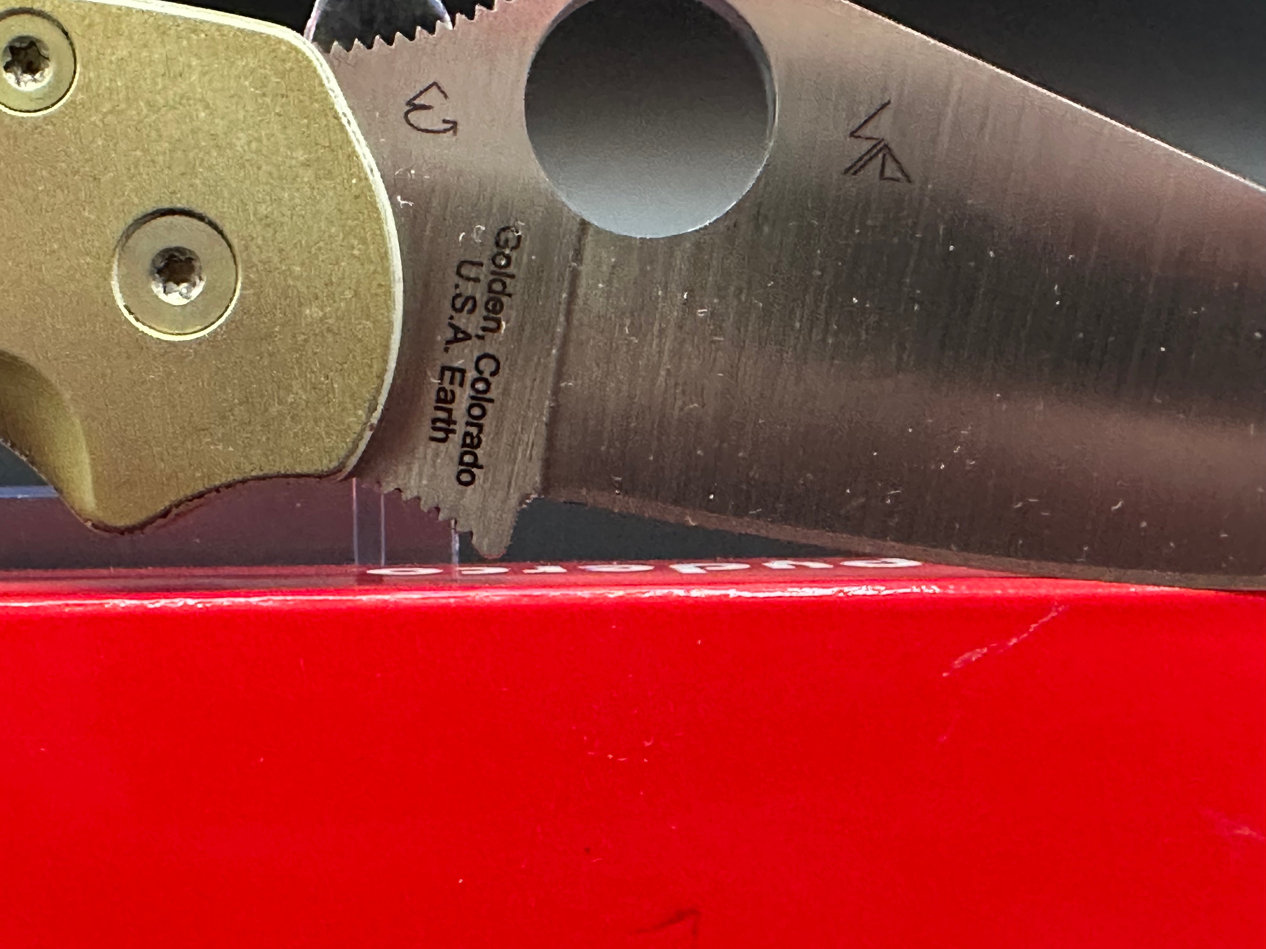 Spyderco Paramilitary 2 Folding Knife - Cerakote Blade & Custom Anodized Scales - EDC Tactical Knife for Outdoor Camping, Hiking, Survival Gear