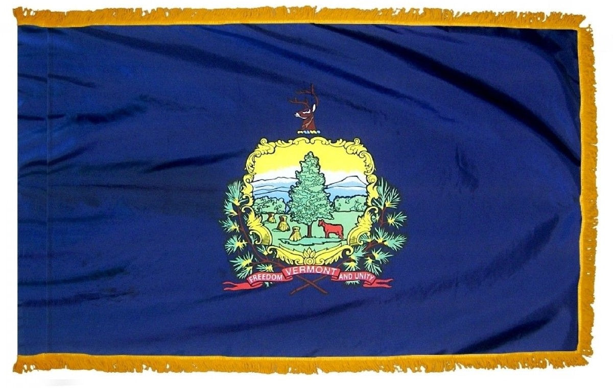 Vermont State Flag 3x5 Feet - Premium Printed Nylon Indoor/Outdoor Flag - Perfect for Home, Office, Schools & Patriotic Events