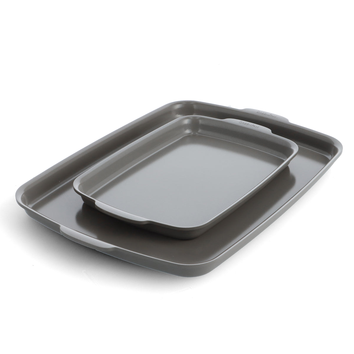Nonstick Ceramic Baking Sheet Pan Set - 2 Piece Ovenware for Cookies, Roasting & Baking - Perfect for Home Kitchens & Professional Bakeries