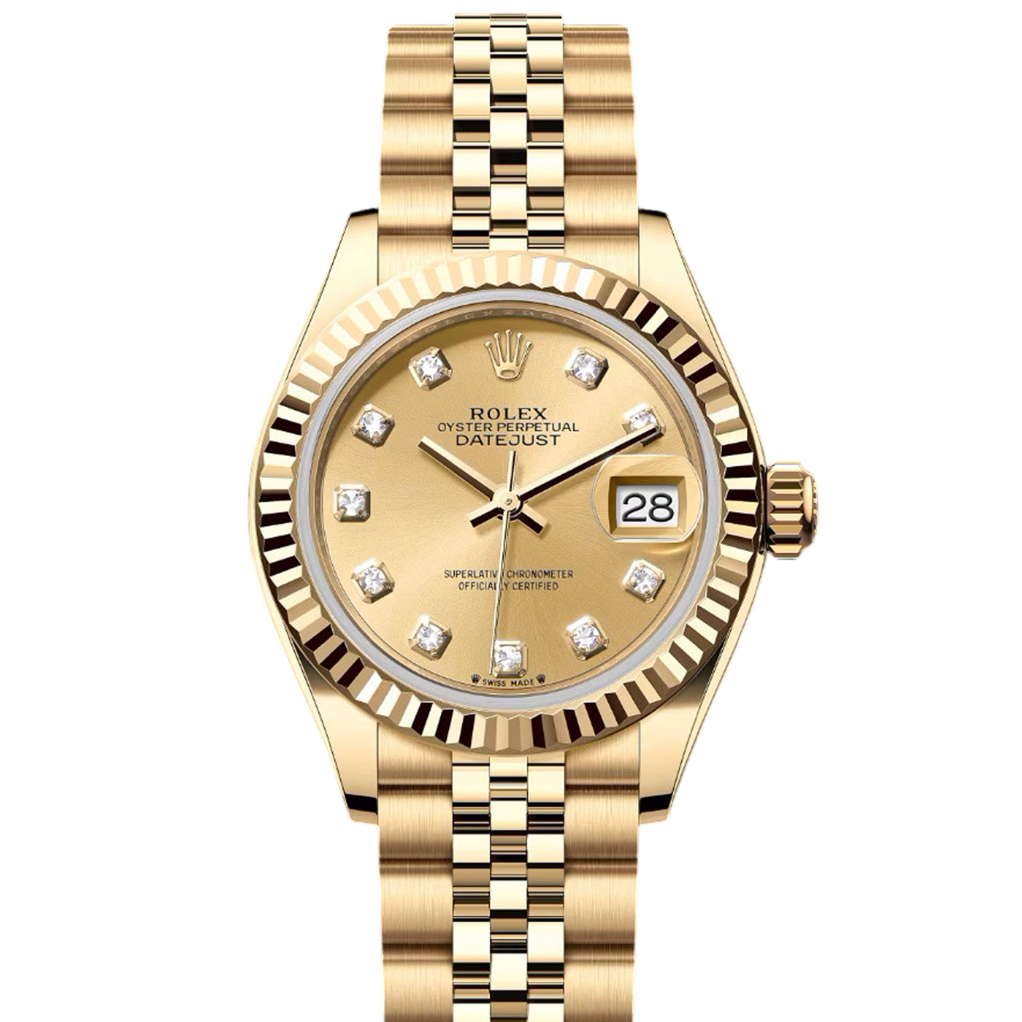 Rolex Datejust 279178 36mm Champagne Dial Diamond Bezel Watch - Luxury Timepiece for Men & Women, Perfect for Weddings, Business & Special Occasions
