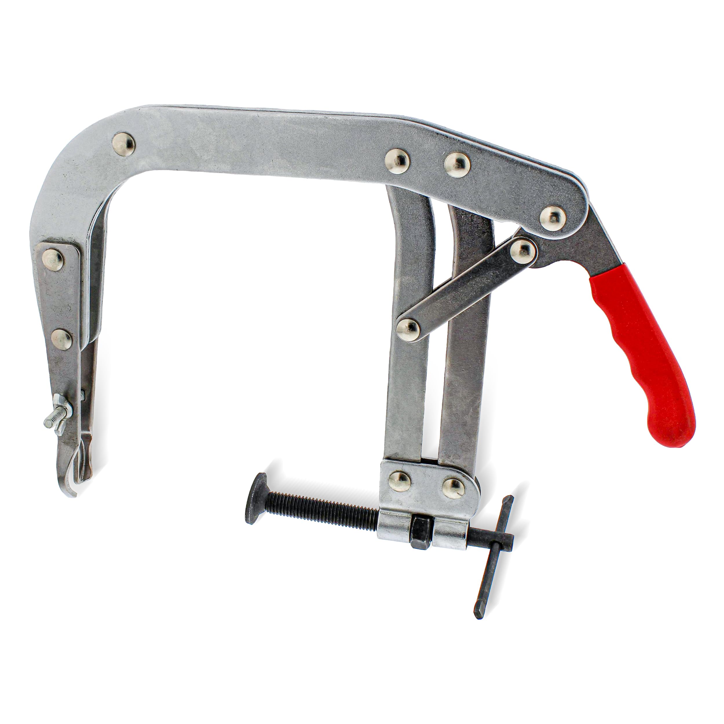 ABN 8 Inch Valve Spring Compressor Tool - 3-6.5 Inch Capacity with 6 Inch Clearance - Small Overhead OVH Engine Repair Kit for Motorcycle, ATV, Lawn Mower & Small Engine Maintenance
