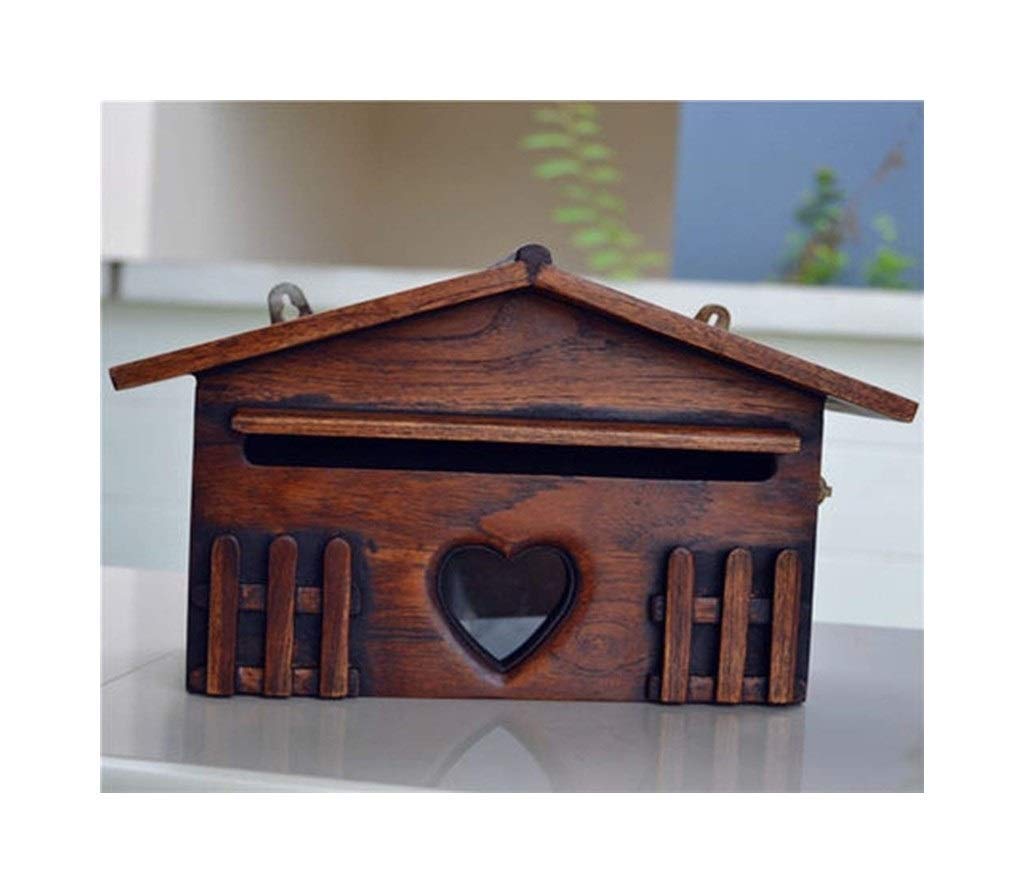 Wall Mounted Mailbox with Lock - Weatherproof & Secure Outdoor Mailbox for Home, Office & Post Office - Perfect for Front Door, Garden & Patio