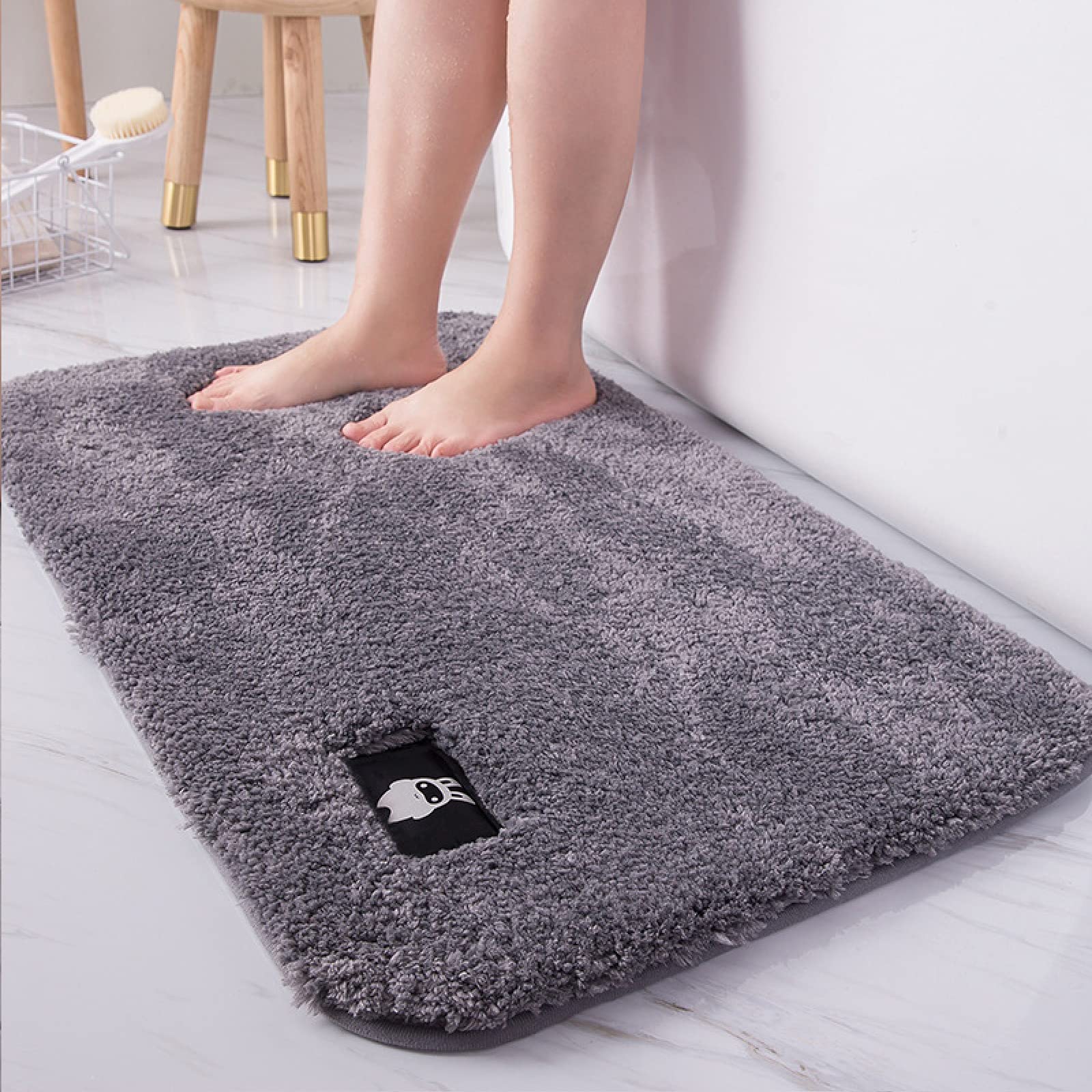 Premium Chenille Bathroom Rug Mat - 15.7