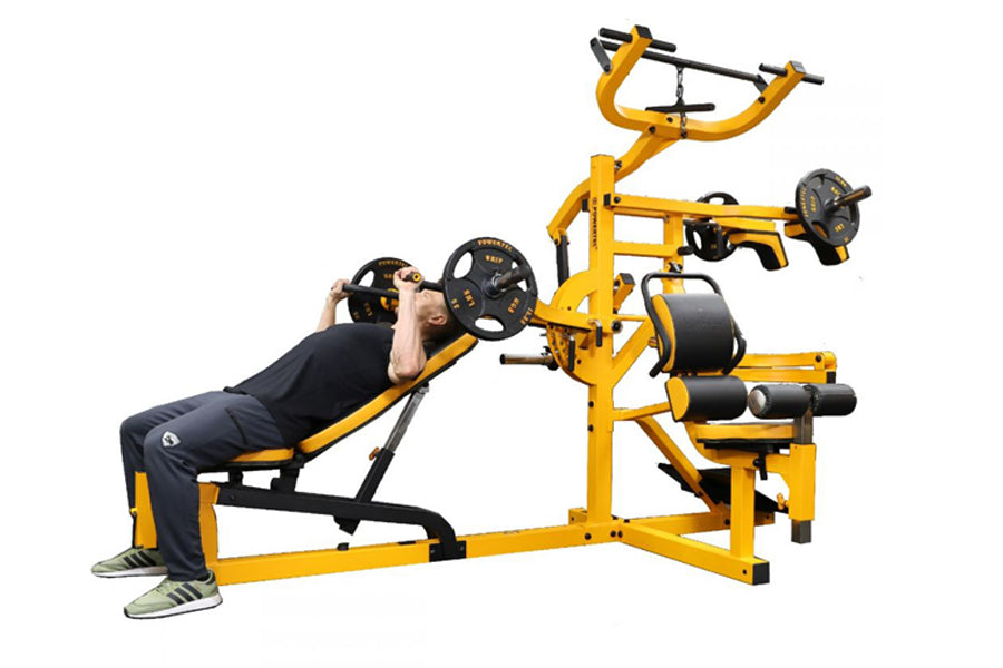 Powertec Workbench Multisystem Home Gym - Heavy Duty Strength Training Equipment for Full Body Workout (Black) | Perfect for Home Gym, Garage Fitness & Strength Training