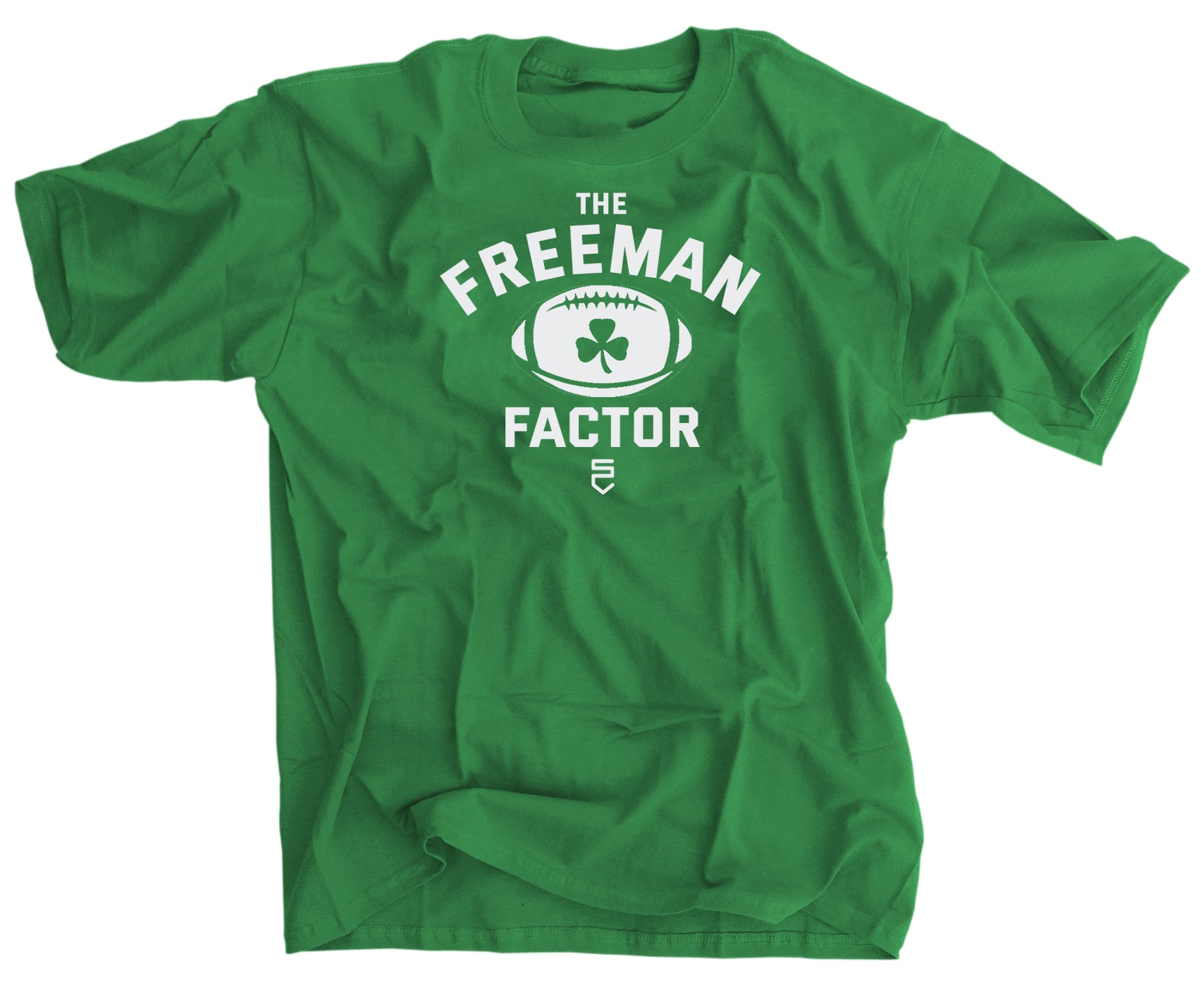The Freeman Factor Green T-Shirt for Men - Comfortable Cotton Tee for Casual Wear, Gym & Everyday Outfits