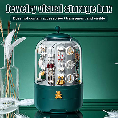 Large Jewelry Storage Box - Portable & Spacious for Home & Travel