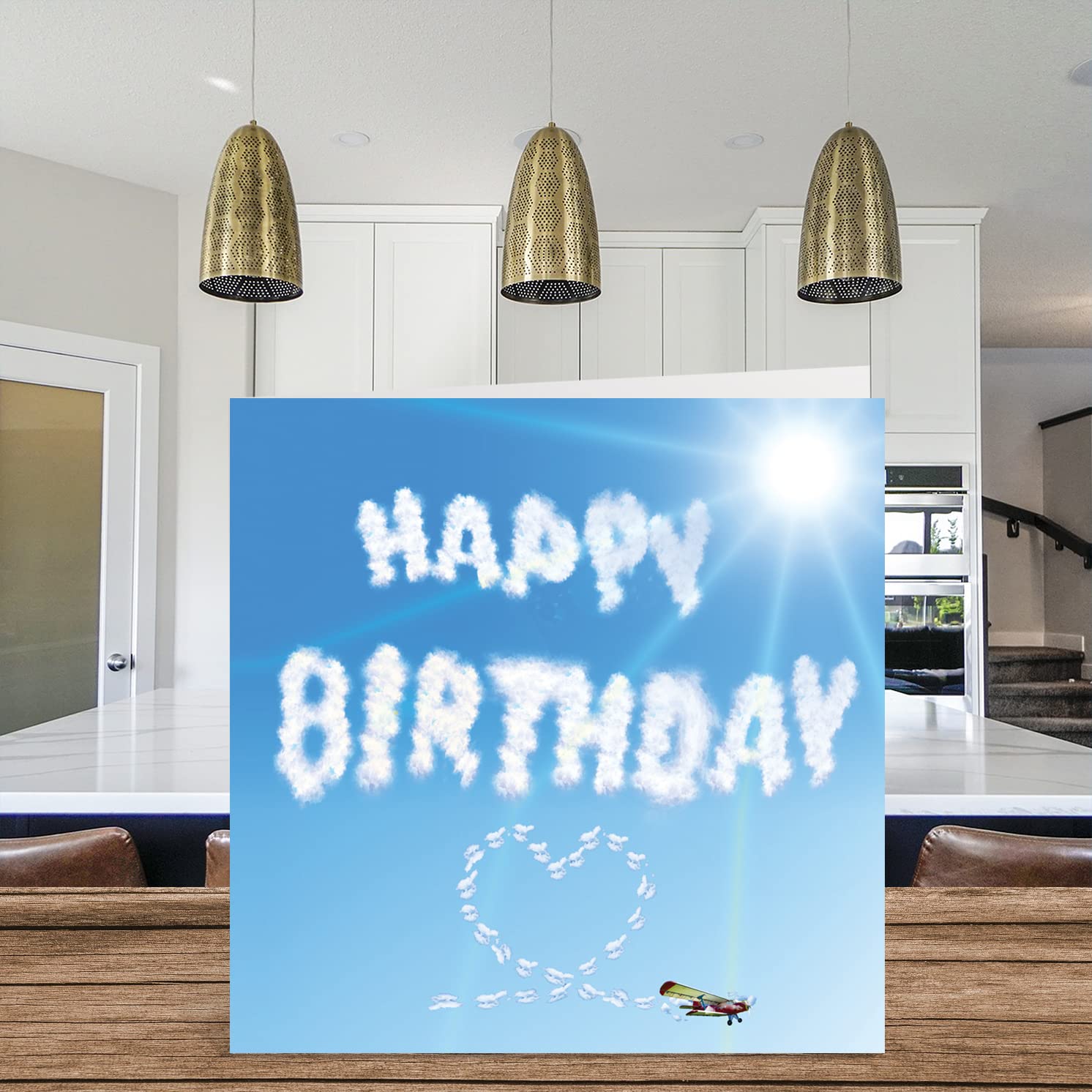 Funny Aeroplane Birthday Cards for Men & Women - 5.7 Inch Humorous Greeting Cards for Mom, Dad, Brother, Sister, Son, Daughter, Grandma, Grandpa - Perfect for 30th, 40th, 50th Birthdays - Great for Office Gifts, Family Celebrations & Surprise Parties