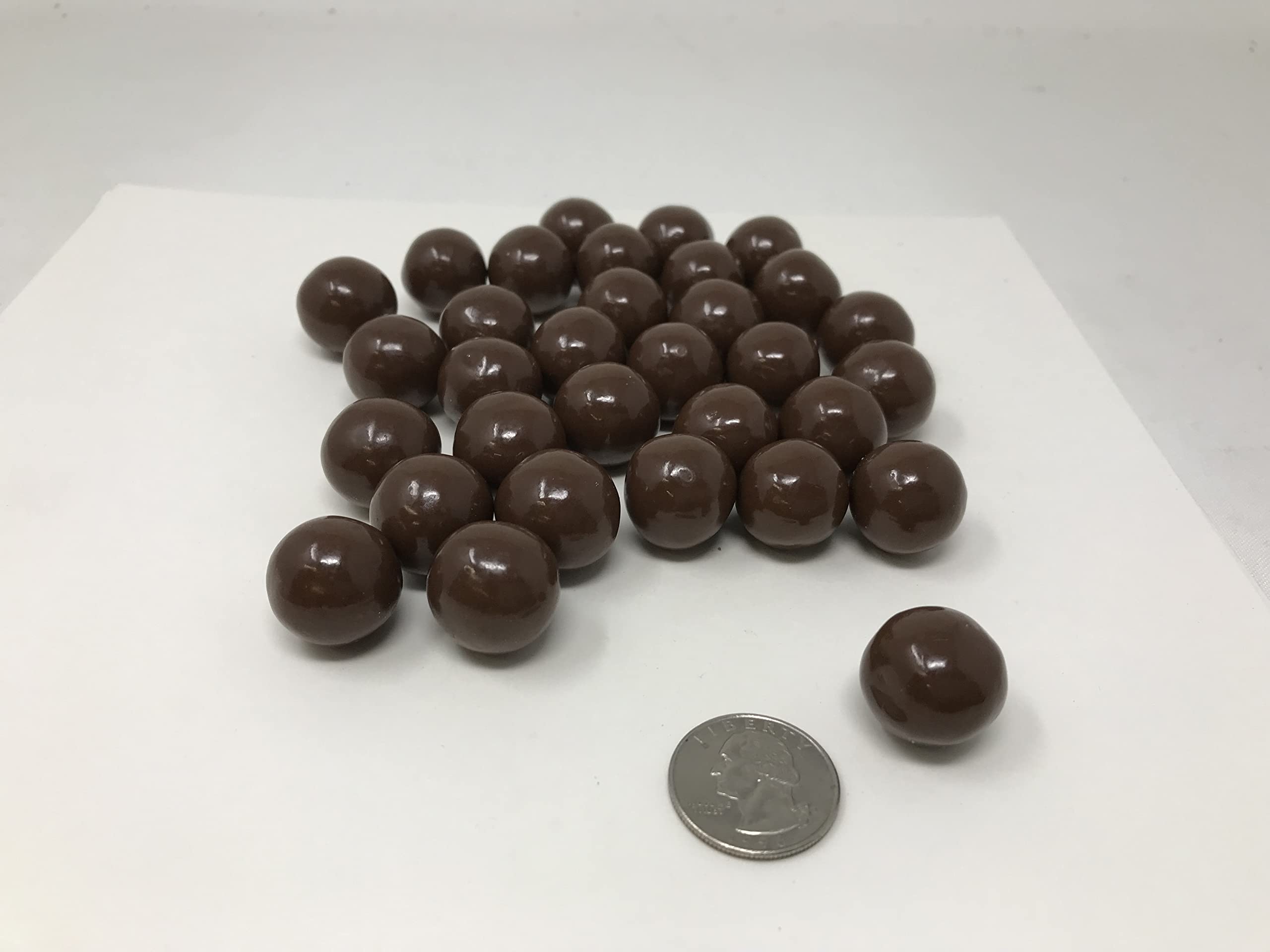 Premium Milk Chocolate Covered Malt Balls - 1 Pound Bulk Candy - Crunchy Chocolate Malt Ball Treats for Parties, Gifts & Movie Nights