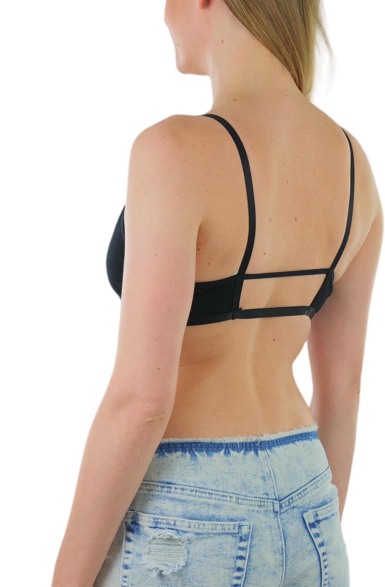ToBeInStyle Women's Wireless Bralettes - Lightweight Comfortable Lounge Bras for Yoga, Sleep & Everyday Wear