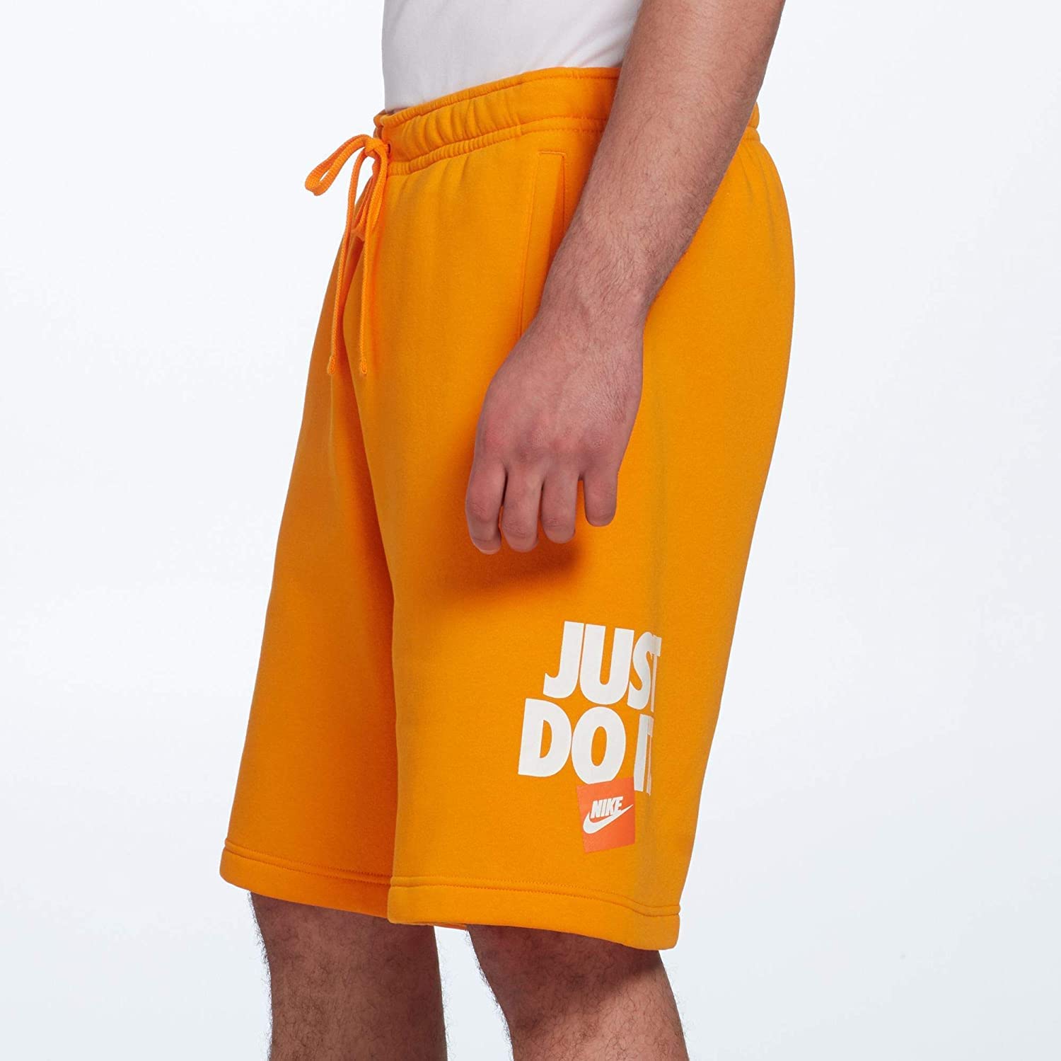 Nike Men's Logo Fleece Shorts - Comfortable Athletic Lounge Shorts for Running, Gym, and Casual Wear