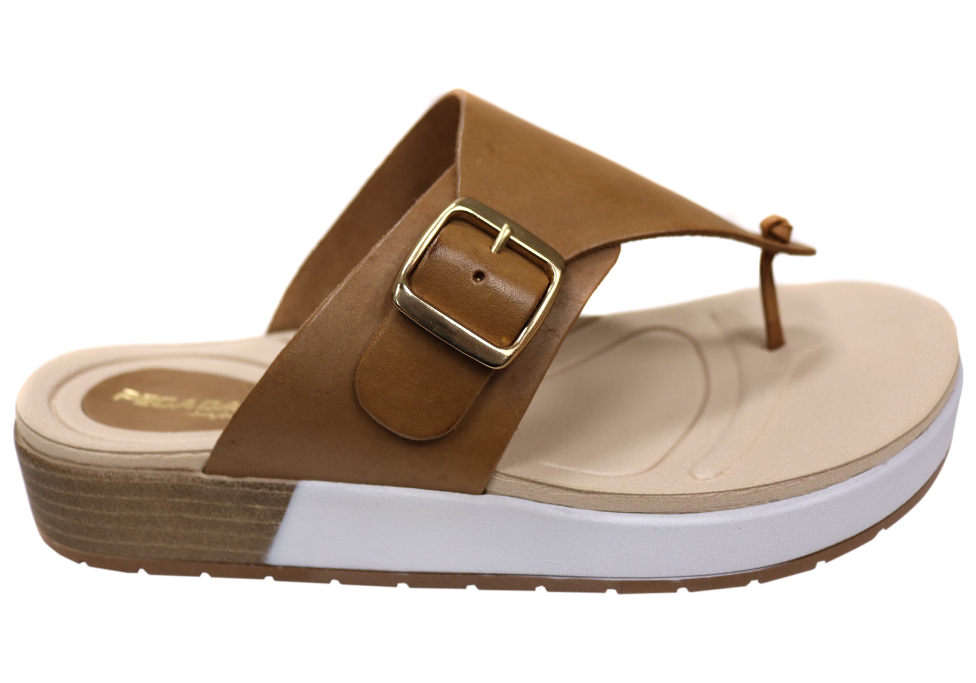 Pegada Nolo Women's Comfort Leather Thong Sandals - Handmade in Brazil - Perfect for Beach, Vacation & Summer Outfits