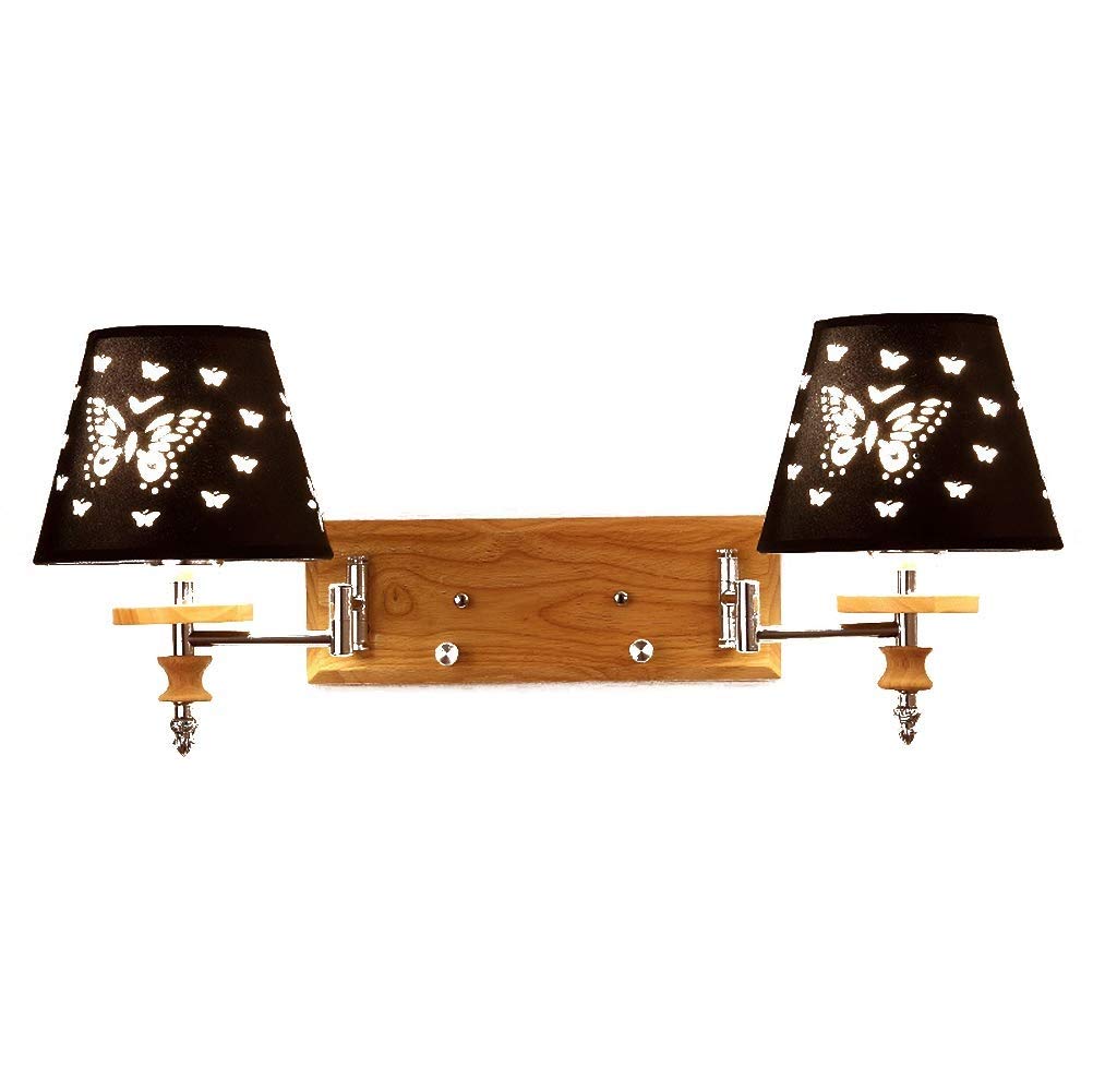 Modern Wall Mounted Light - Double Head Stair & Corridor Wall Sconce, Bedside Bedroom Lamp, Living Room & Dining Room Lighting, Reading Light - Perfect for Hallways, Staircases, Bedrooms and Cozy Reading Nooks