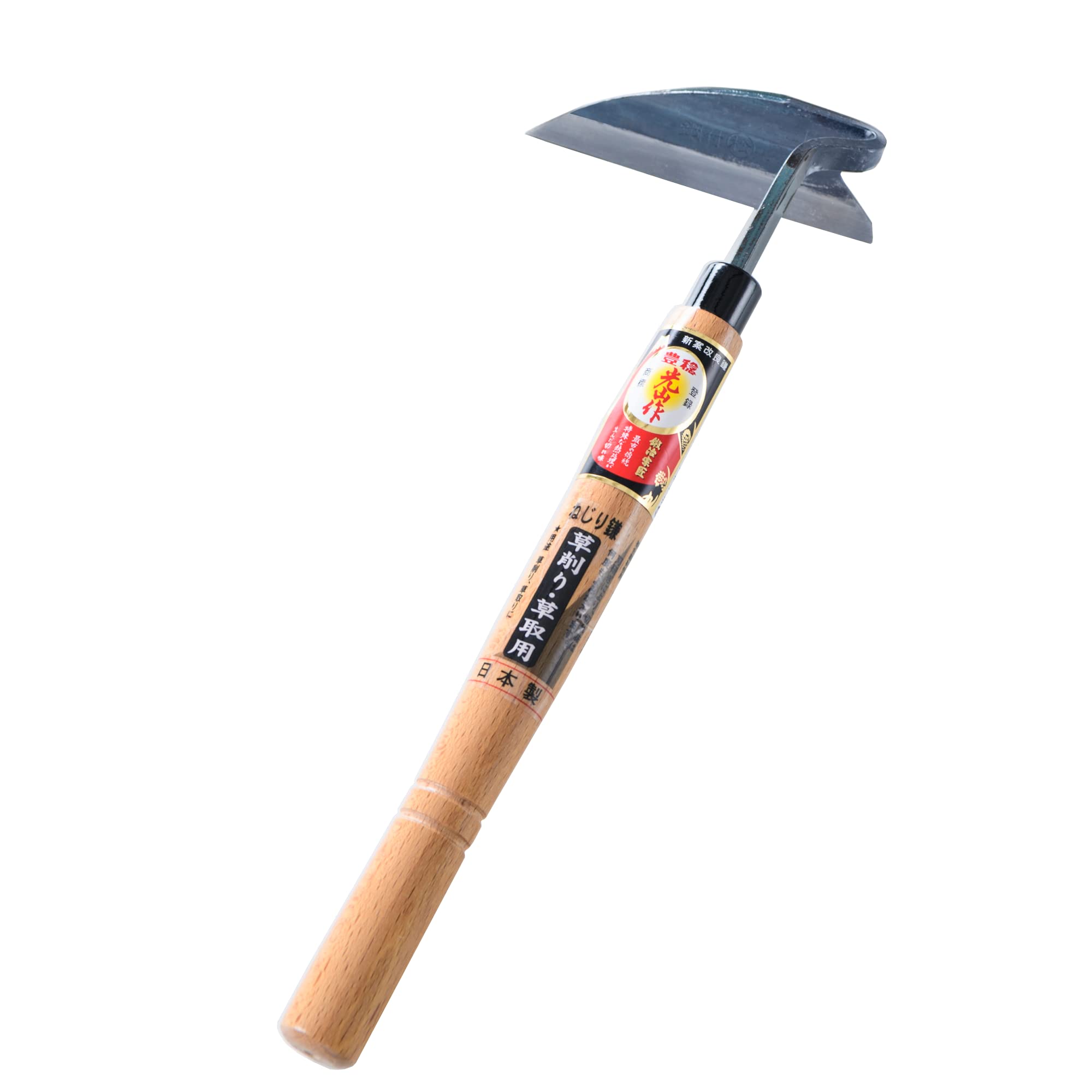 High Carbon Steel Garden Weeding Sickle - Durable Twisted Hand Hoe for Efficient Weed Removal | Perfect for Lawn Care, Vegetable Gardens & Landscaping