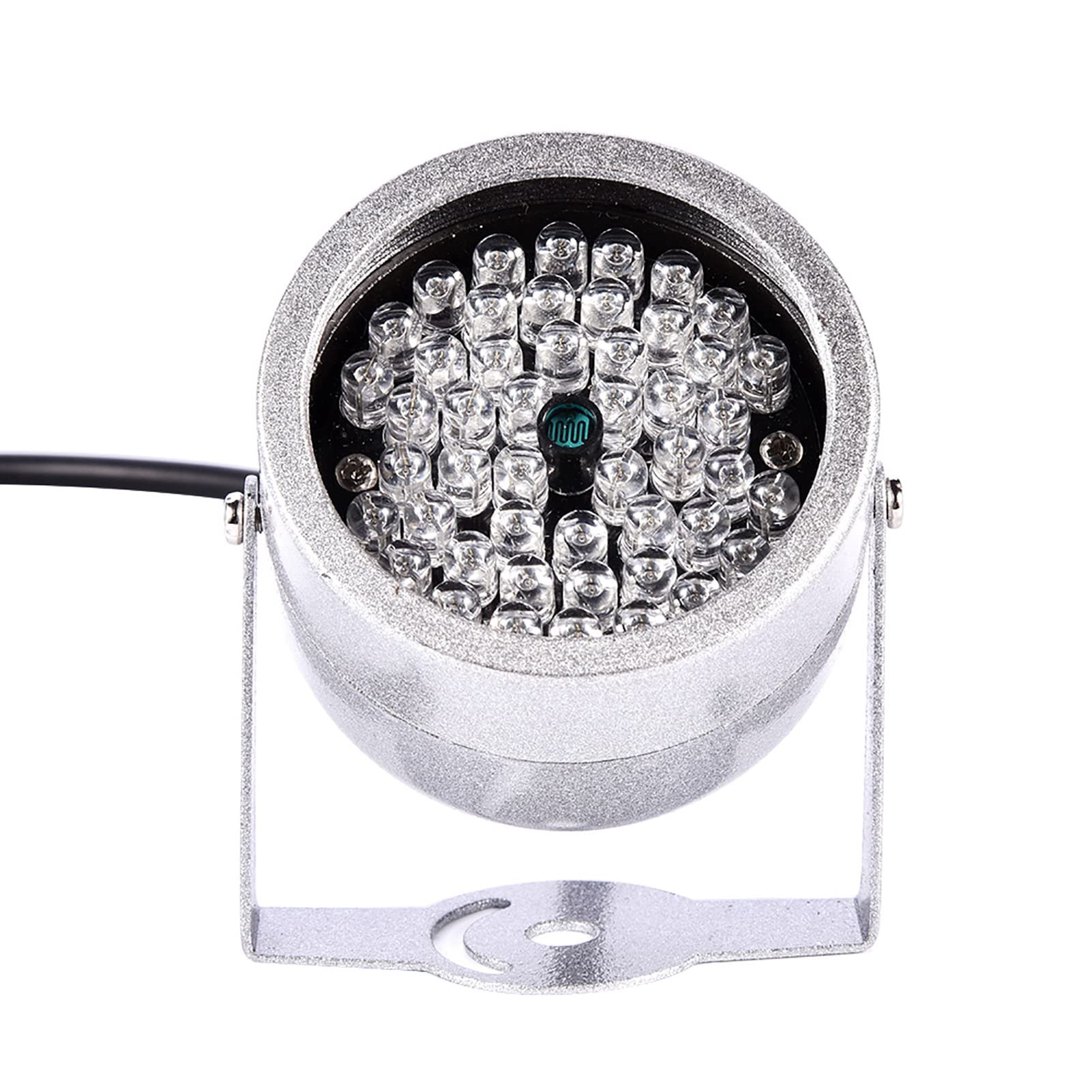 POCREATION 48 LED IR Illuminator - Waterproof Infrared Night Vision Light for Security CCTV Cameras - Ideal for Home Surveillance, Outdoor Monitoring & Low Light Conditions