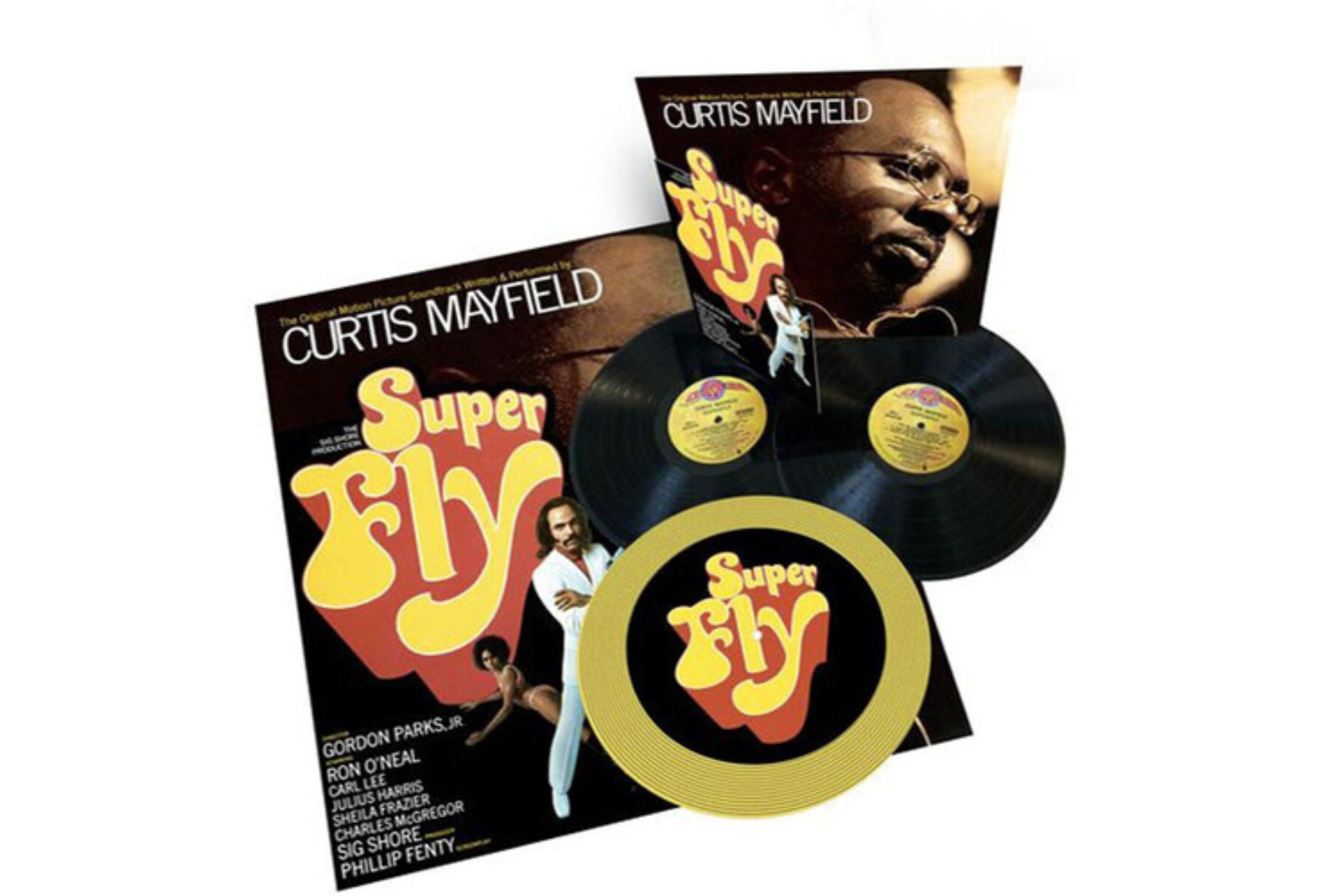 Super Fly 50th Anniversary Soundtrack Vinyl Record (2xLP) - Classic Soul & Funk Music for Collectors, Home Listening & DJ Sets
