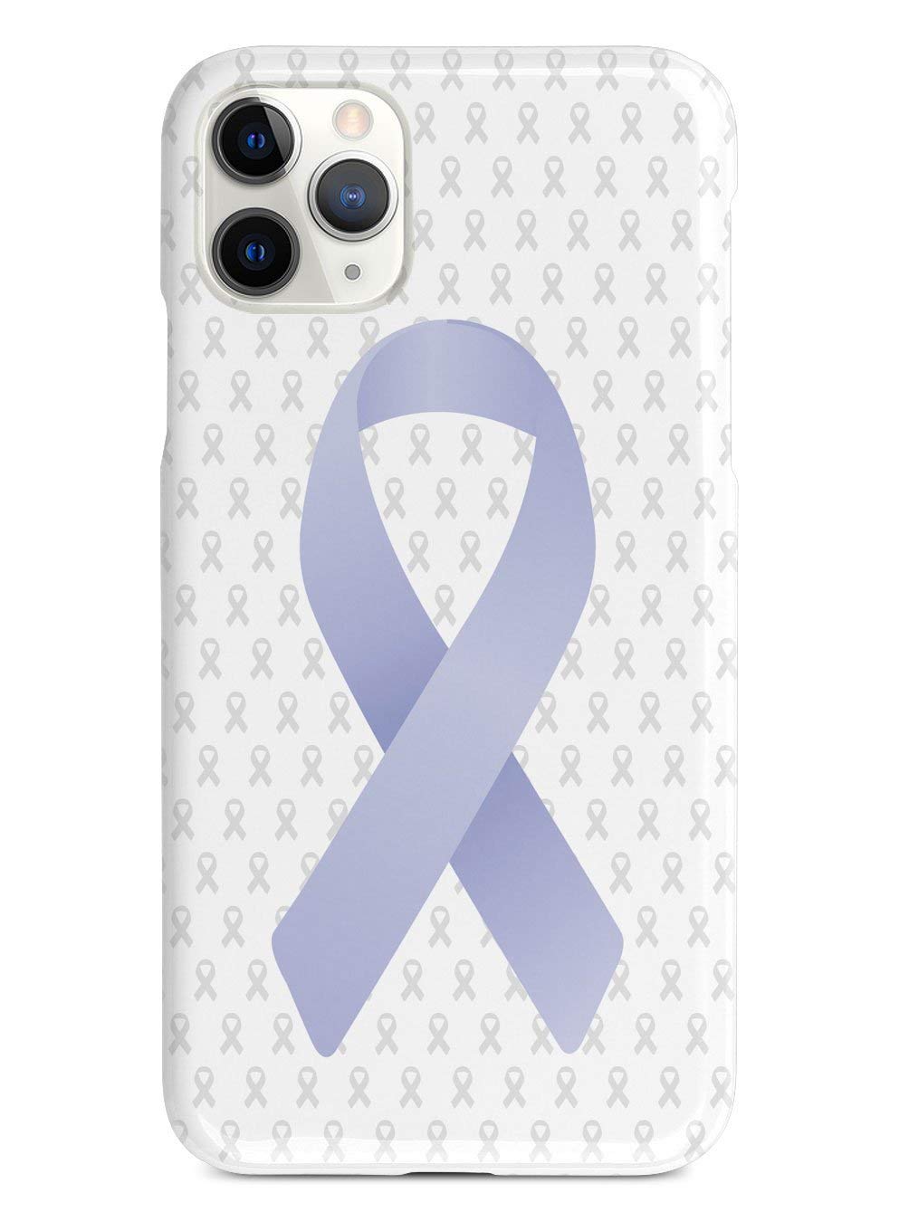 Inspired Cases - iPhone 12 Pro Case with 3D Textured Protection - Slim Fit Shockproof Cover for Apple iPhone 12 Pro - Periwinkle Awareness Ribbon Design - Perfect for Daily Use, Work & Travel