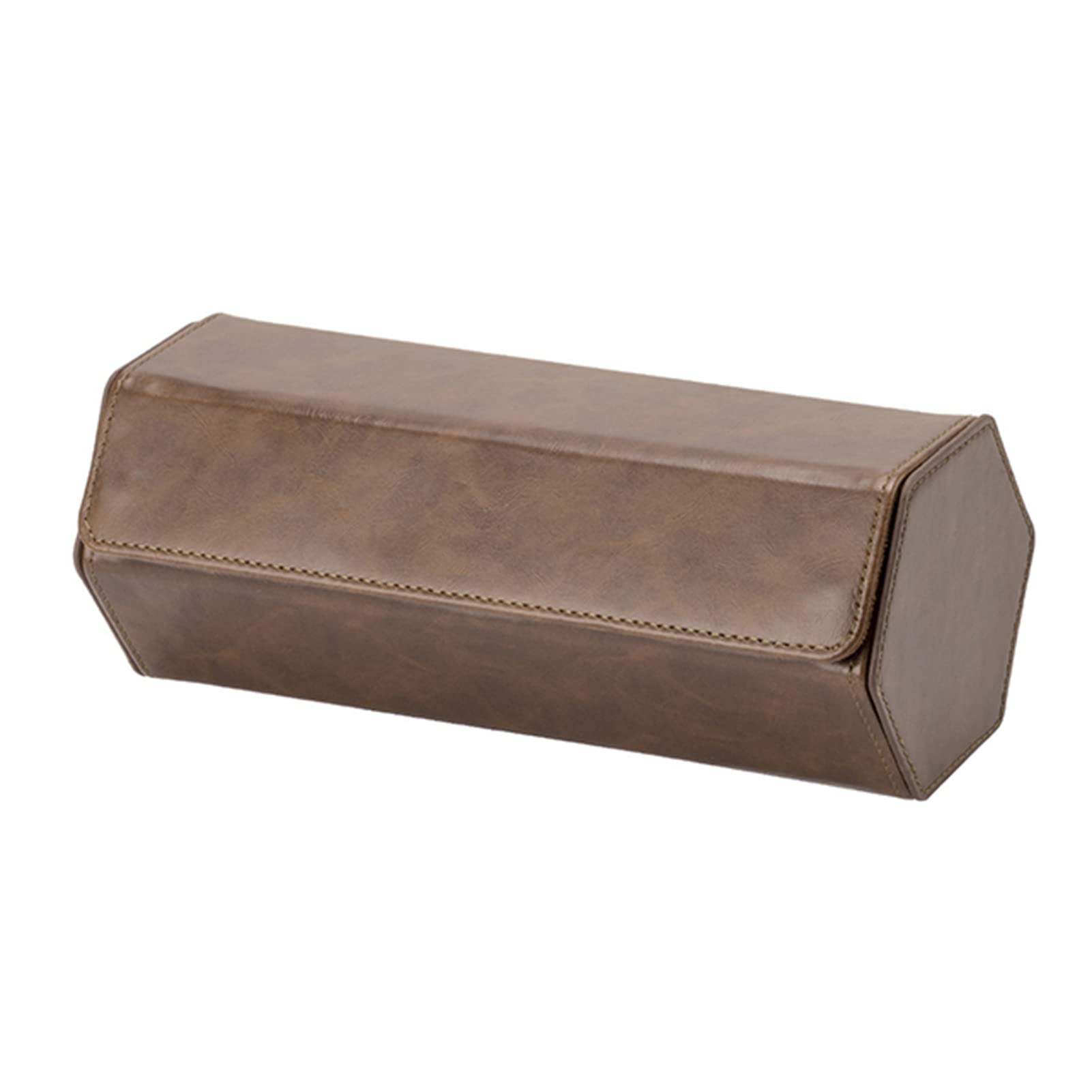 VALINK Men's Watch Travel Case - 3 Slot PU Leather Watch Roll Storage Box for Display & Protection | Perfect for Travel, Business Trips & Watch Collectors