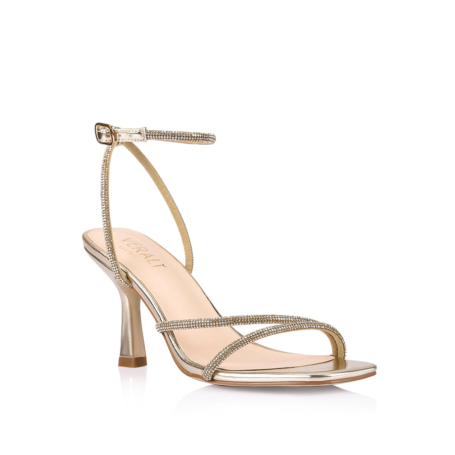 Pepper Strappy Sandals for Women - Comfortable Champagne Gold Summer Sandals | Beach, Vacation & Casual Outfit Essential