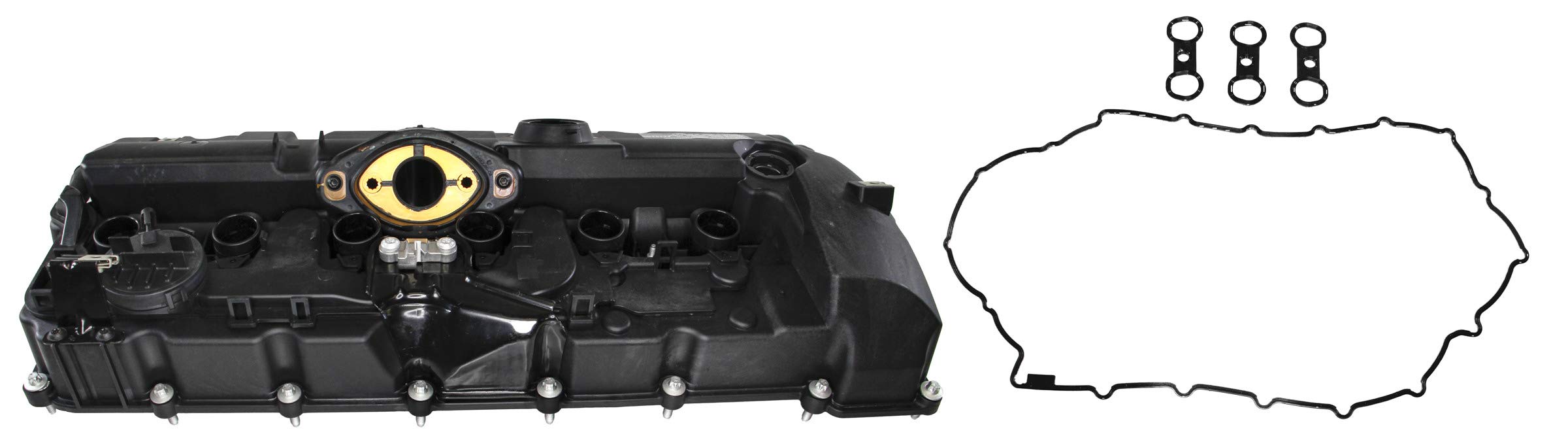 BMW Valve Cover Replacement VCE0102 with Breather Valve & Gasket Kit - Compatible with Select BMW Models - Perfect for Engine Repair & Maintenance