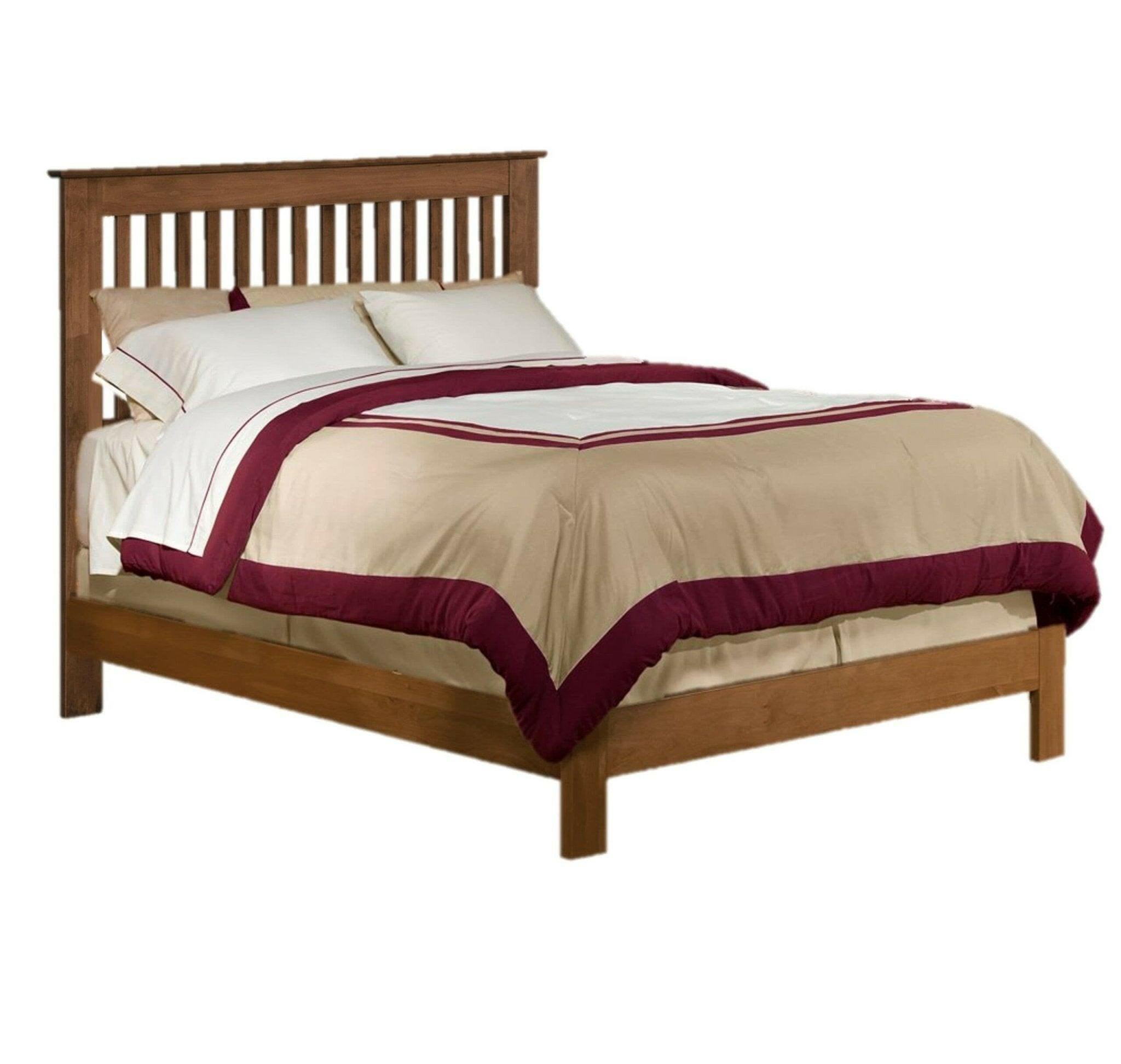 Shaker Queen Bed Frame in Tuscan Brown - 61353/612981 - Perfect for Master Bedrooms & Guest Rooms