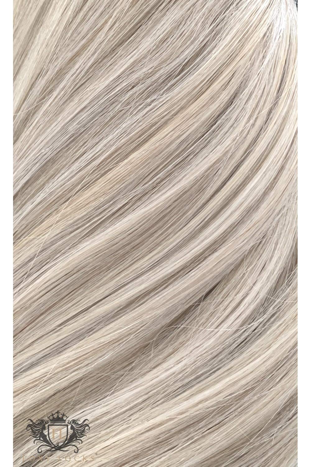 16 Inch Seamless Clip-In Human Hair Extensions (150g) - Natural Iced Latte Color for Volume & Length | Perfect for Parties, Weddings & Everyday Styling